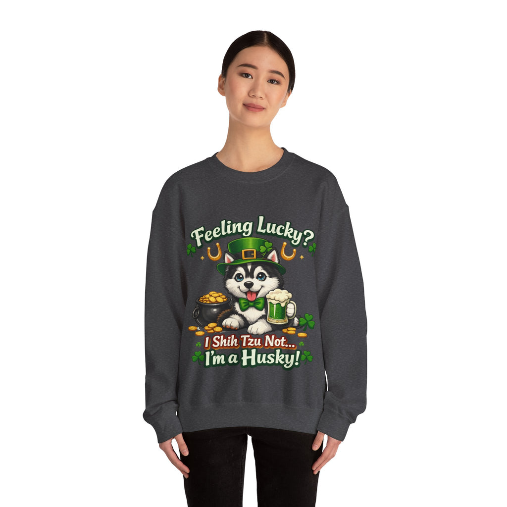 Siberian Husky - Graphic Crewneck Sweatshirt