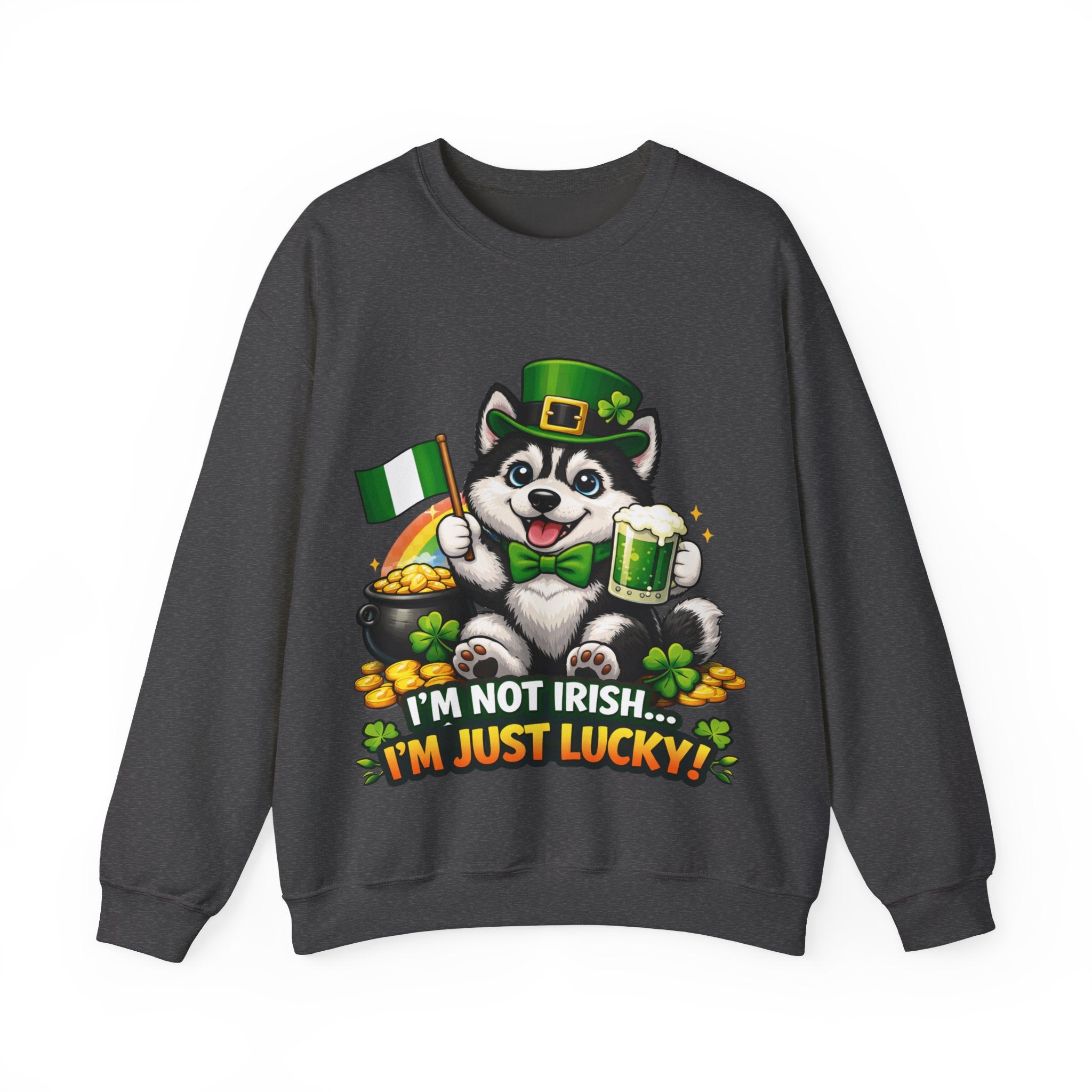 Siberian Husky - Graphic Crewneck Sweatshirt