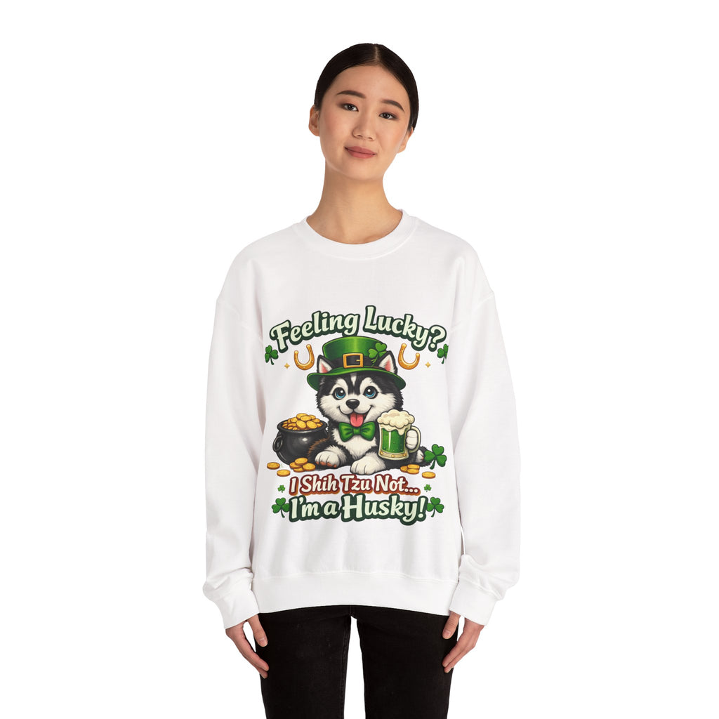 Siberian Husky - Graphic Crewneck Sweatshirt