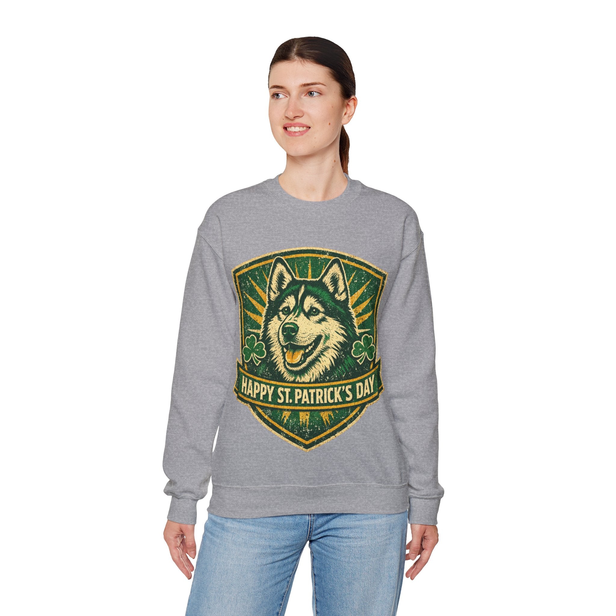 Siberian Husky - Graphic Crewneck Sweatshirt