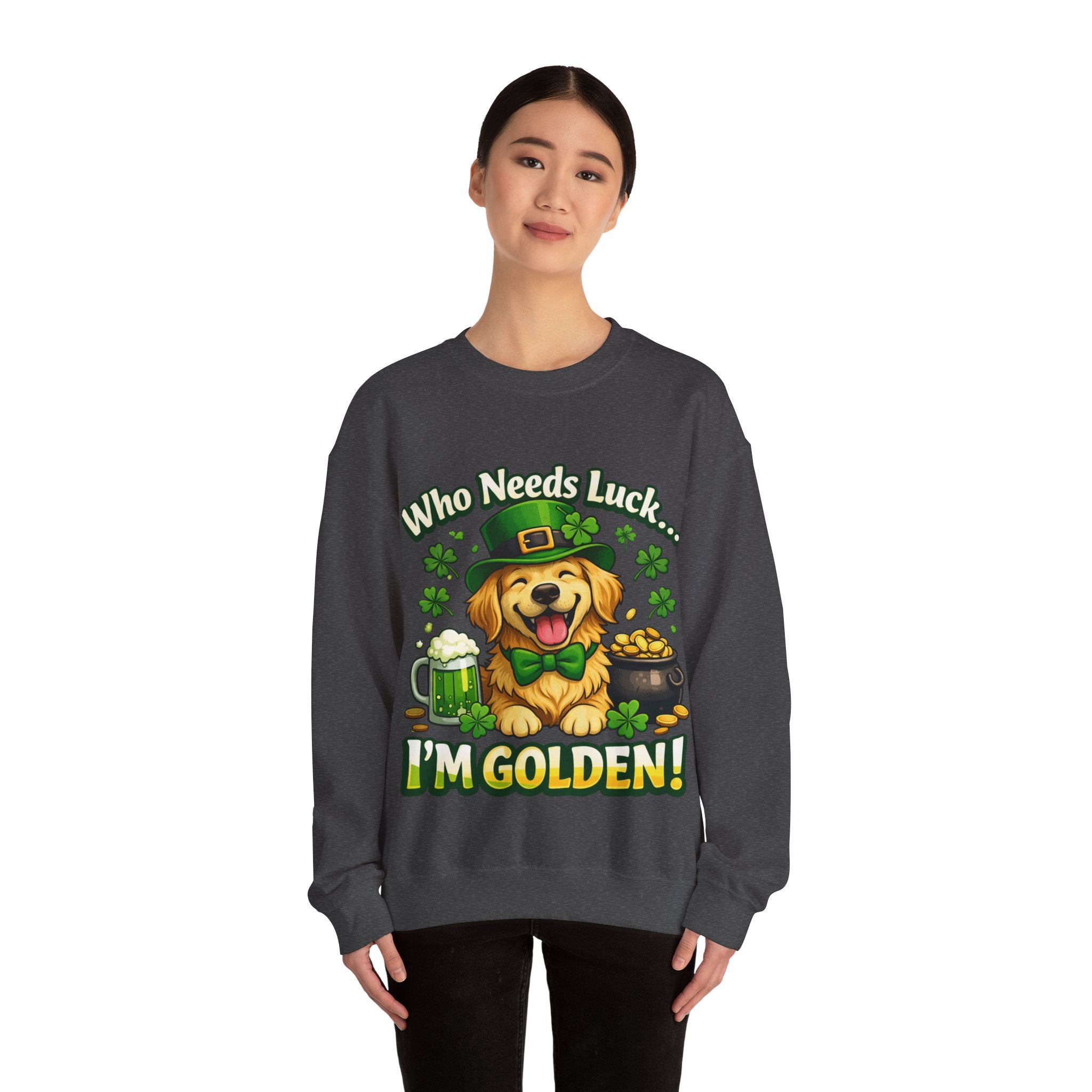 Golden Retriever - Graphic Crewneck Sweatshirt