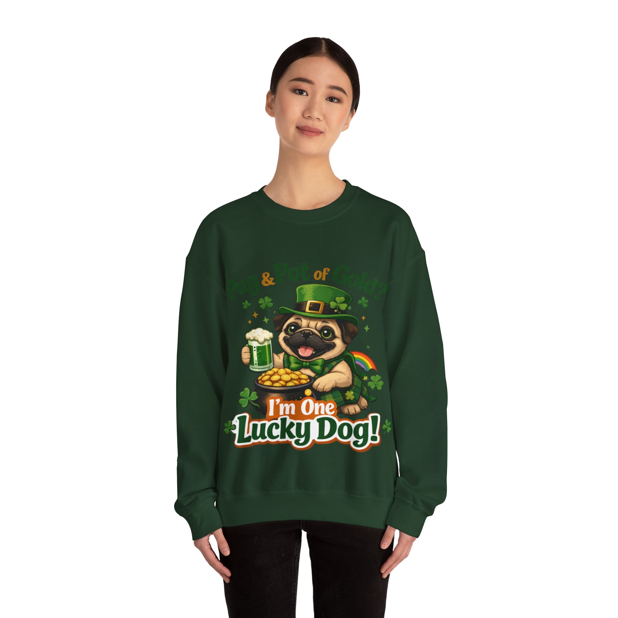Pug - Graphic Crewneck Sweatshirt