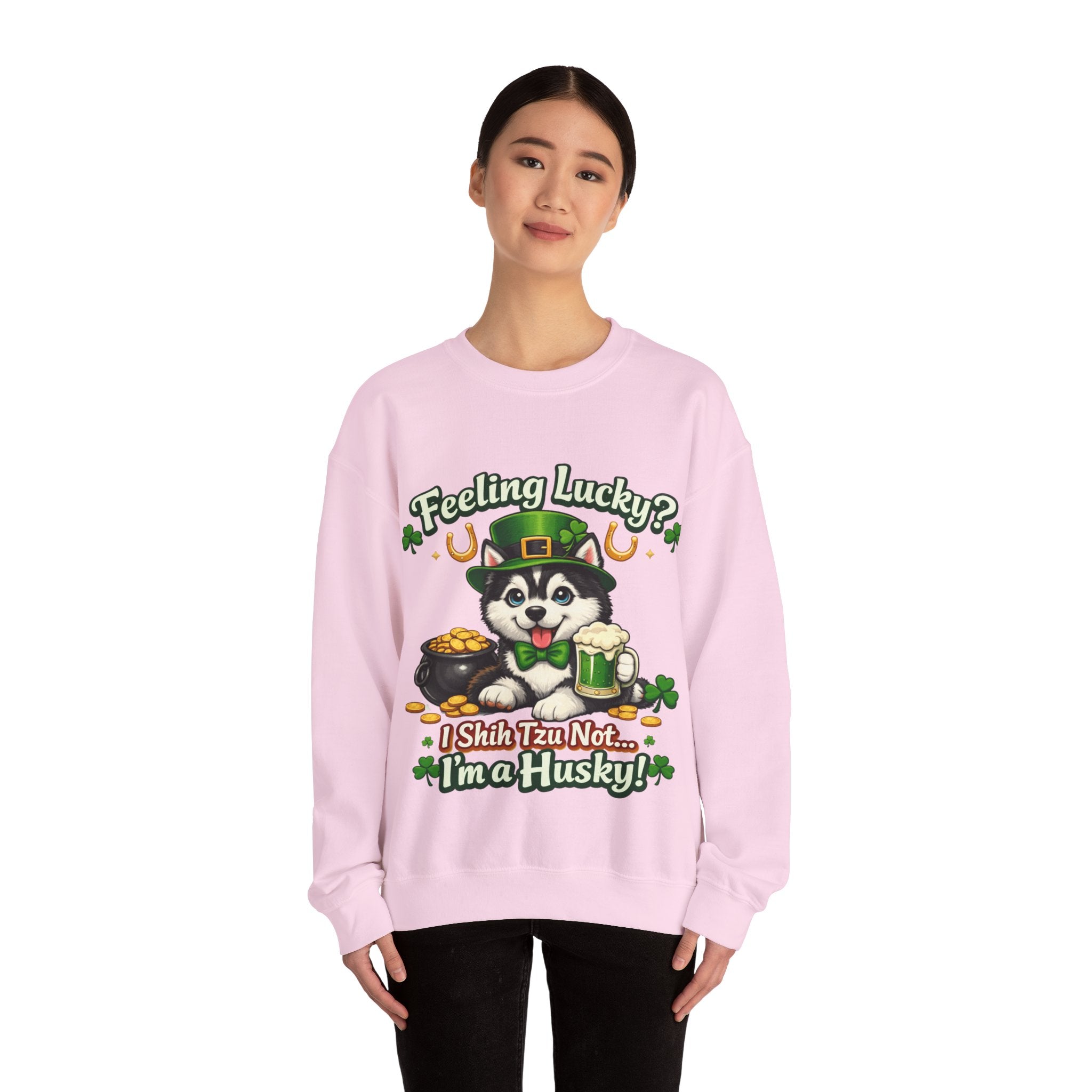 Siberian Husky - Graphic Crewneck Sweatshirt