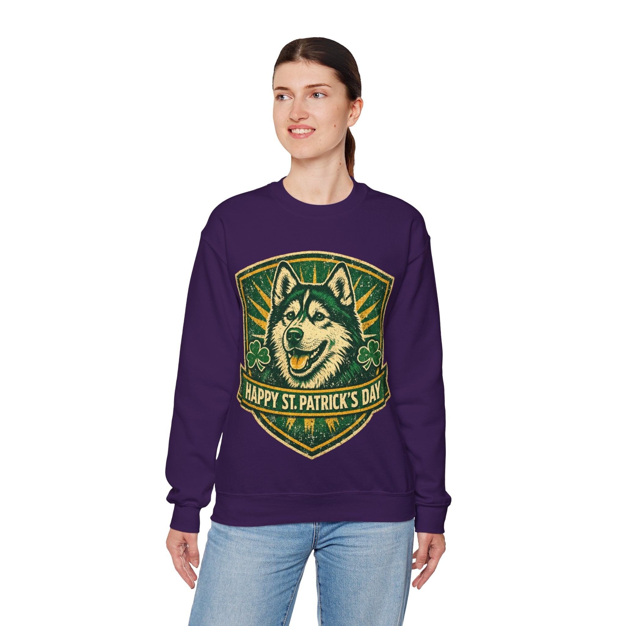 Siberian Husky - Graphic Crewneck Sweatshirt