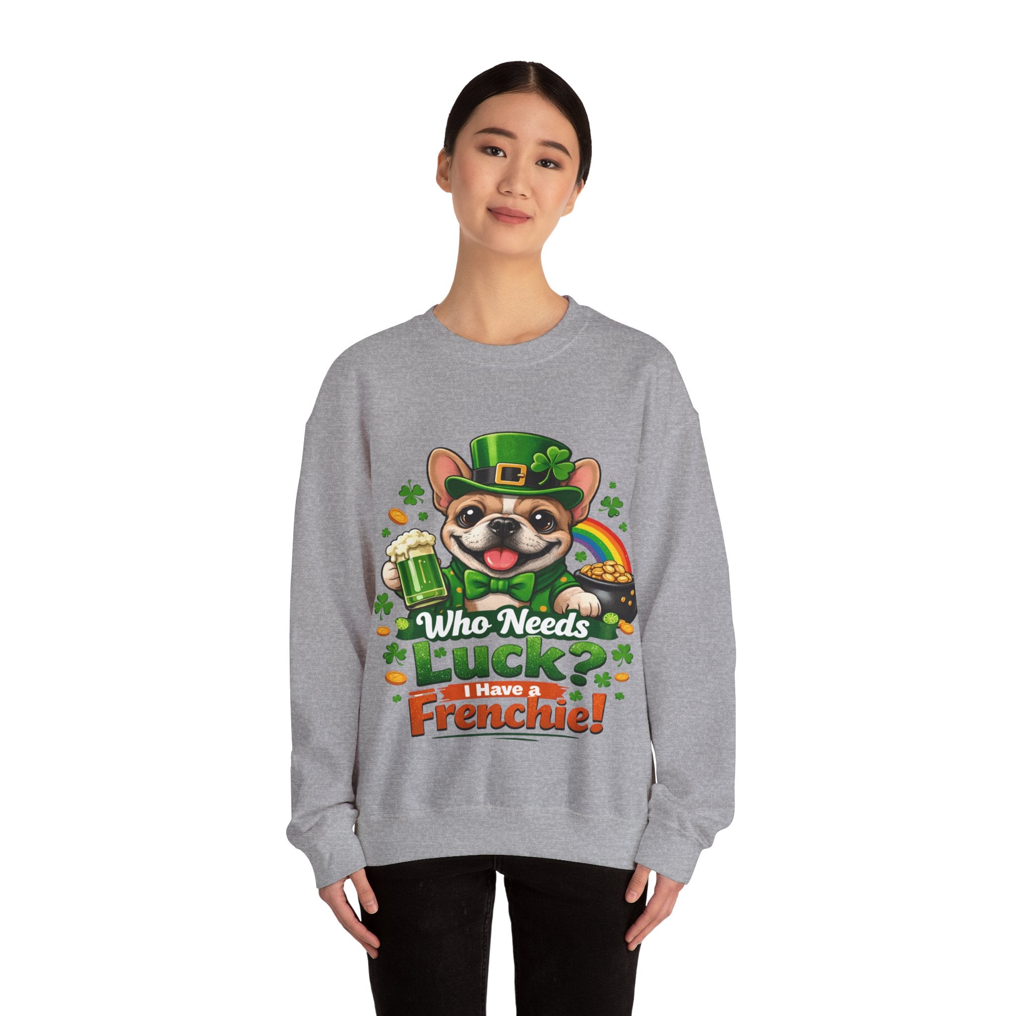 Frenchie - Graphic Crewneck Sweatshirt