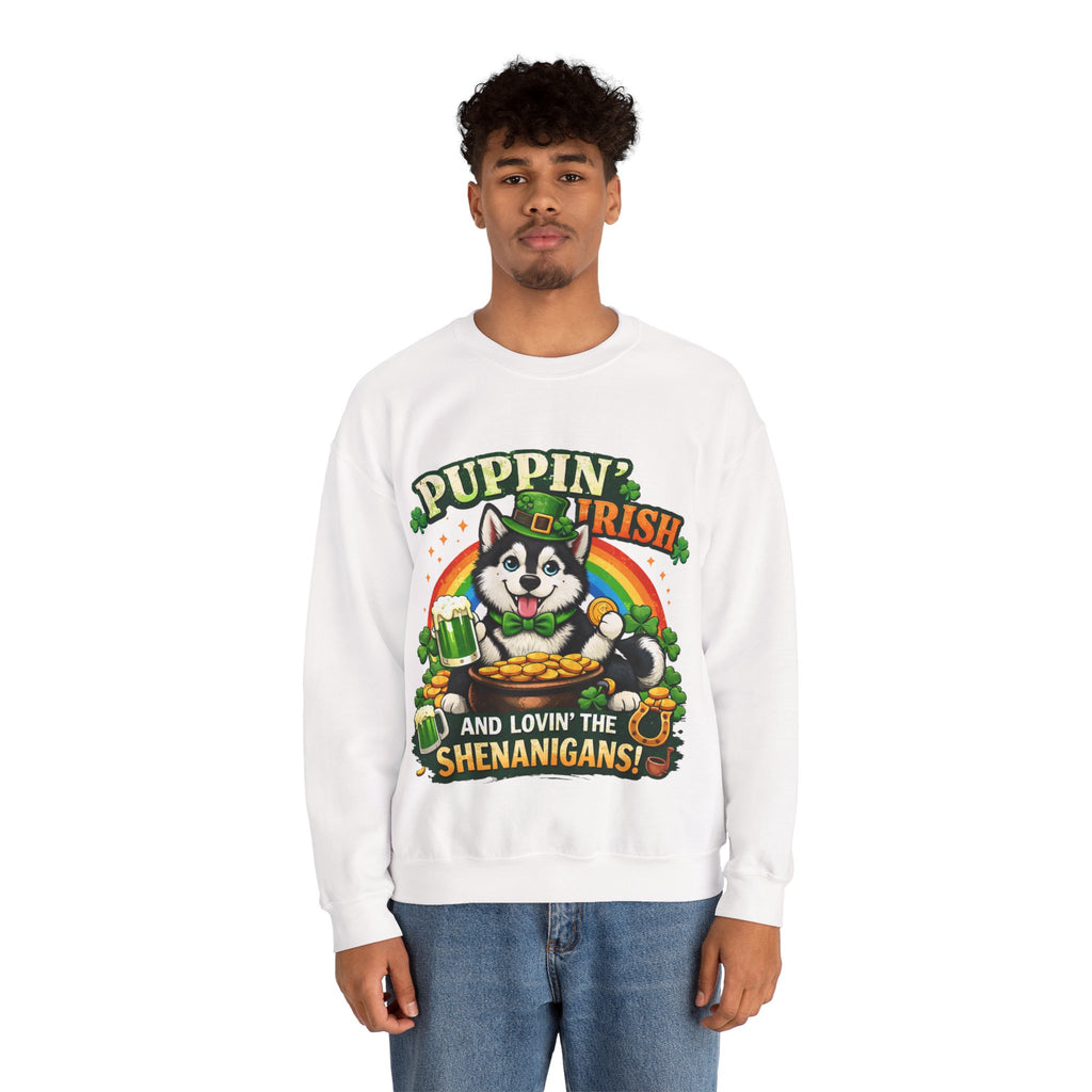 Siberian Husky - Graphic Crewneck Sweatshirt