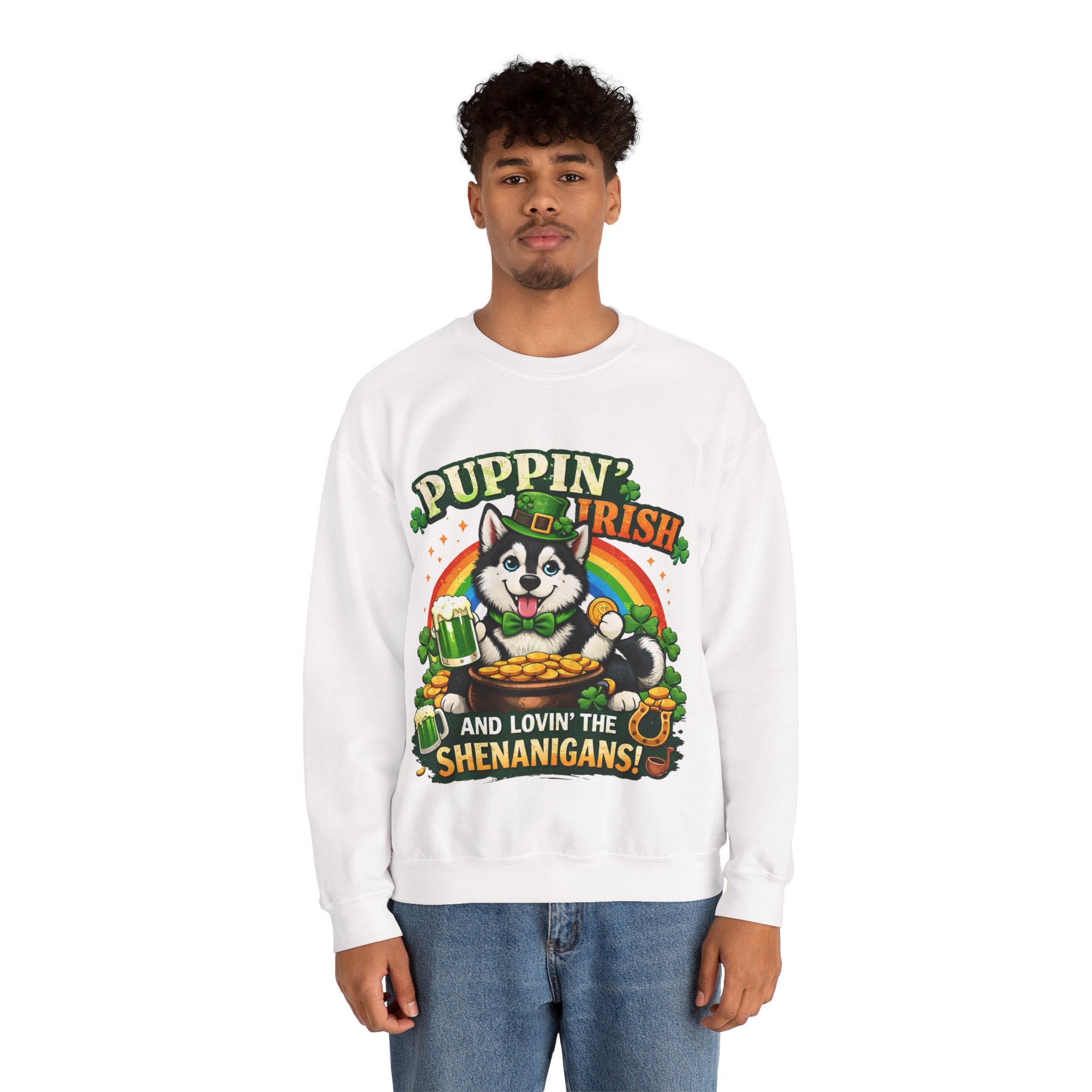 Siberian Husky - Graphic Crewneck Sweatshirt