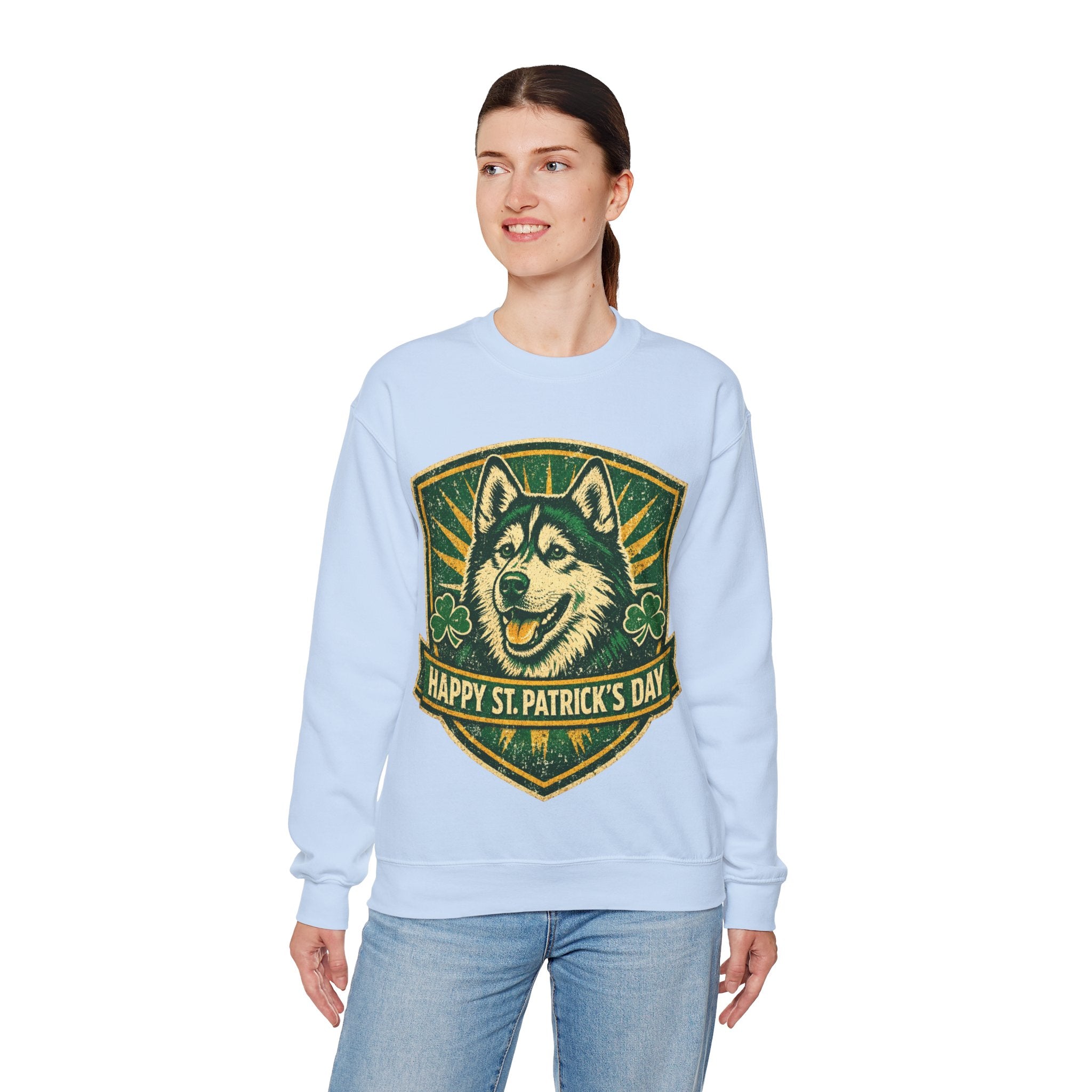 Siberian Husky - Graphic Crewneck Sweatshirt