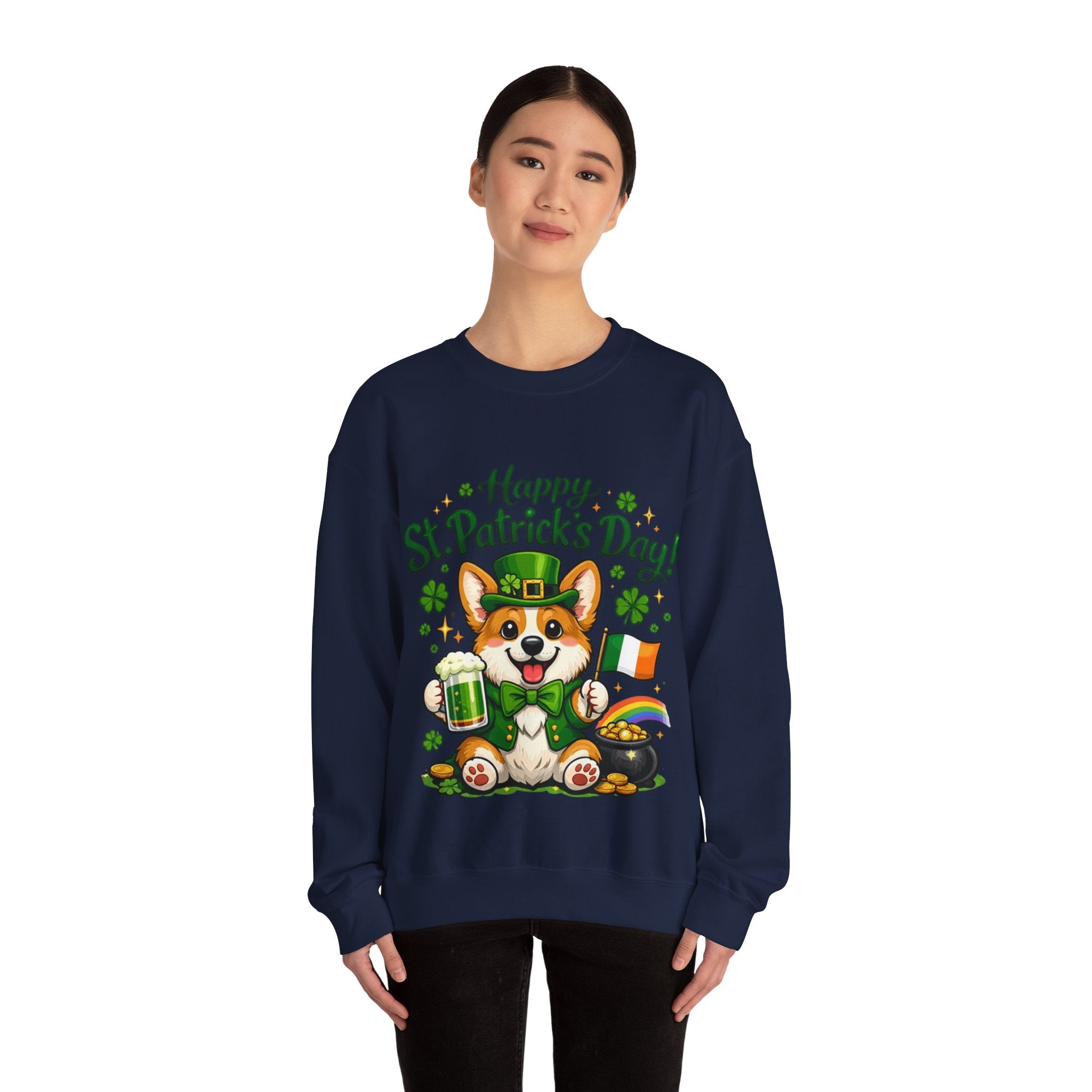 Corgi - Graphic Crewneck Sweatshirt