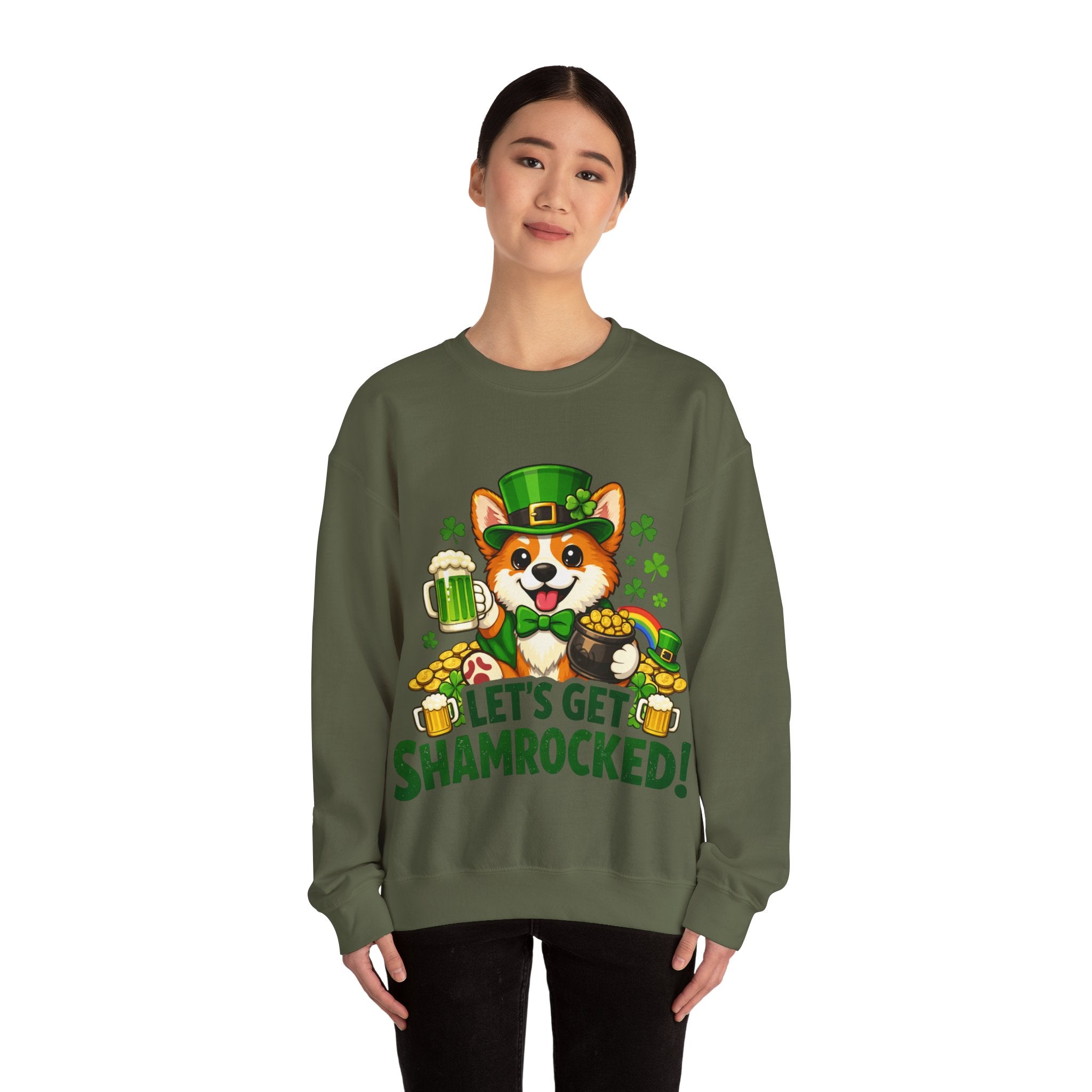 Corgi - Graphic Crewneck Sweatshirt