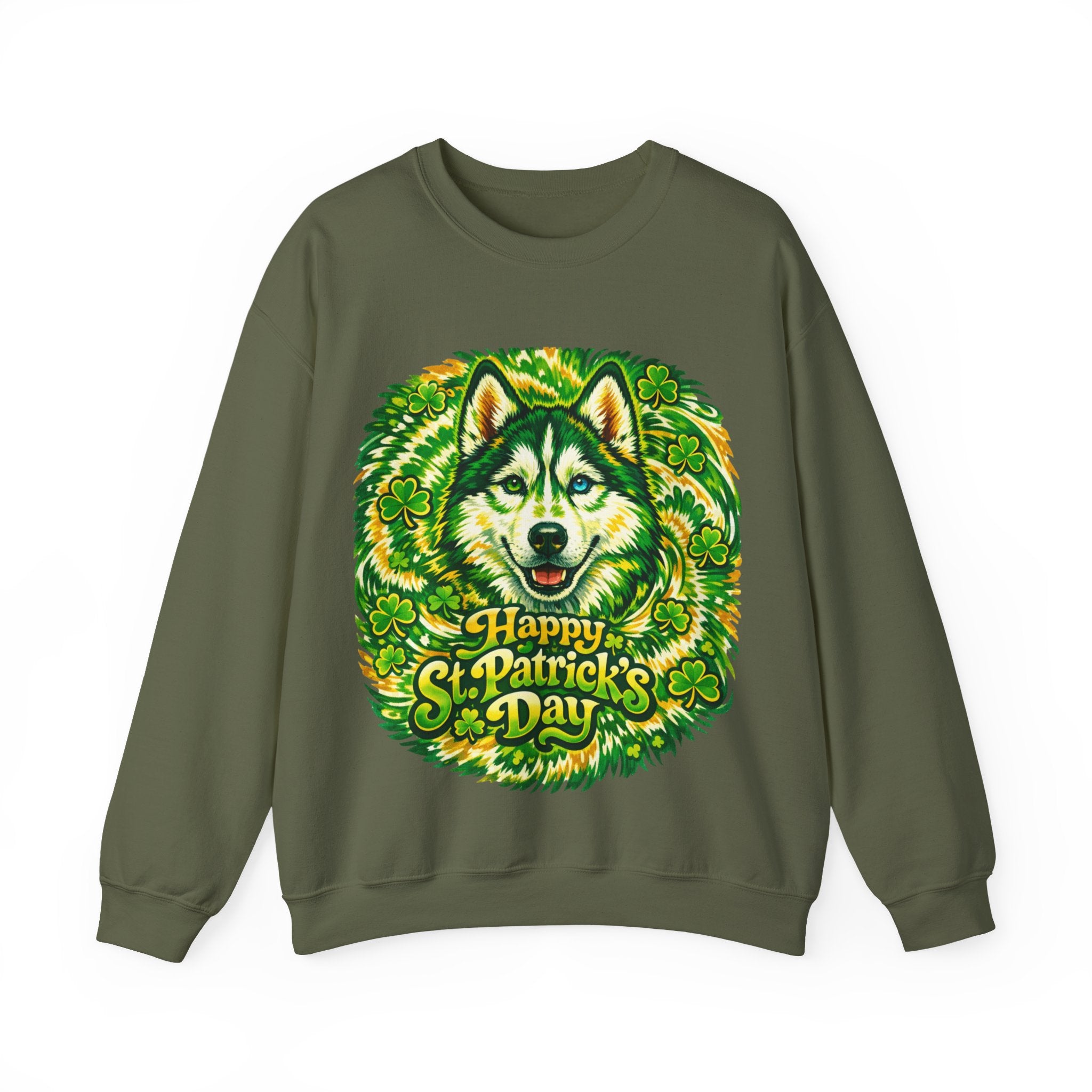 Siberian Husky - Graphic Crewneck Sweatshirt