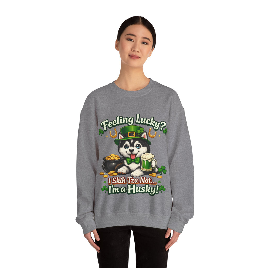 Siberian Husky - Graphic Crewneck Sweatshirt