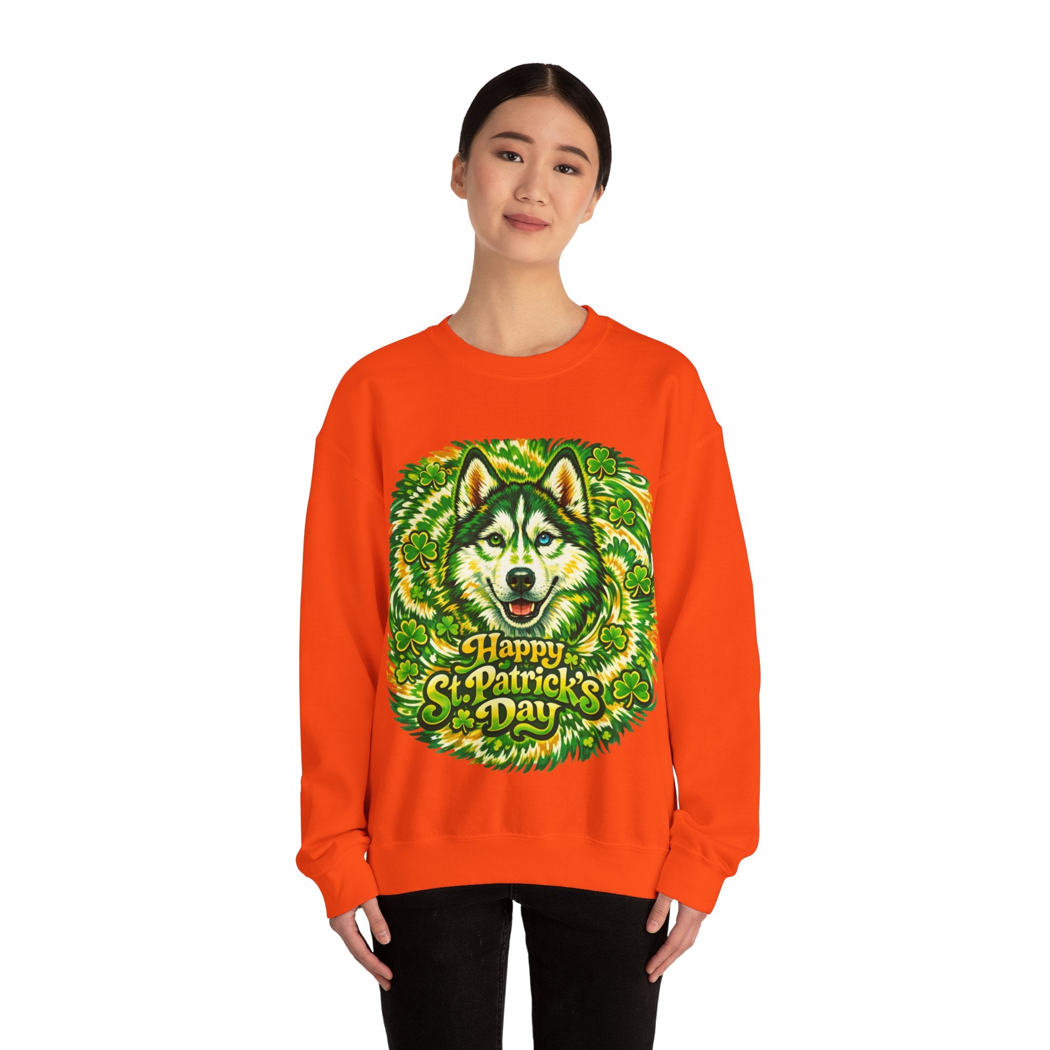 Siberian Husky - Graphic Crewneck Sweatshirt