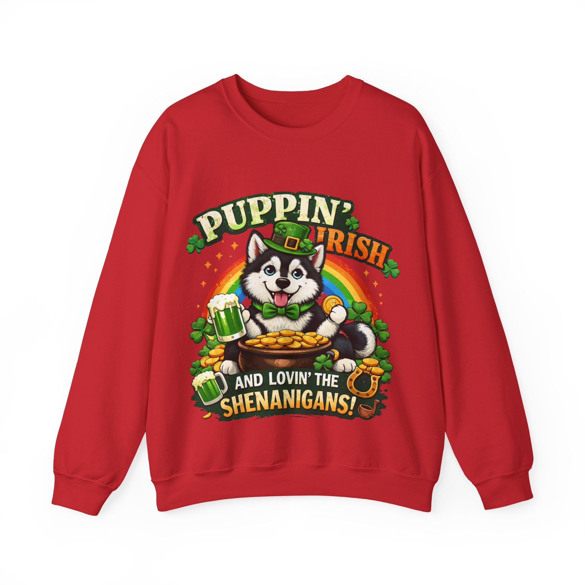 Siberian Husky - Graphic Crewneck Sweatshirt