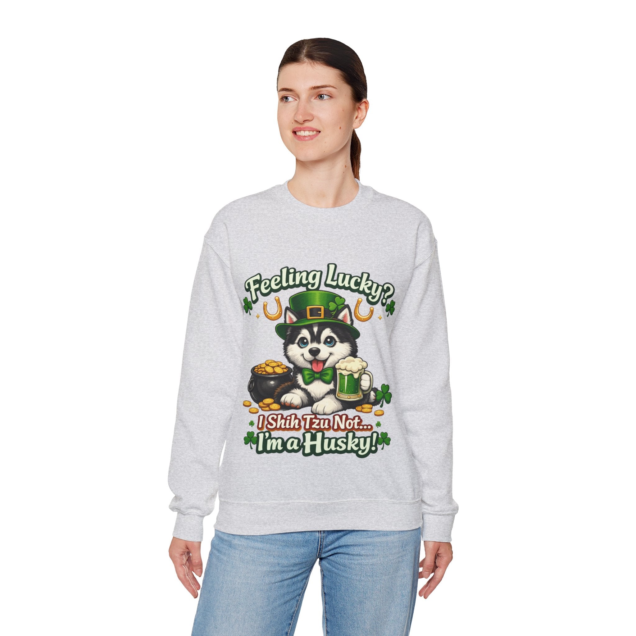 Siberian Husky - Graphic Crewneck Sweatshirt