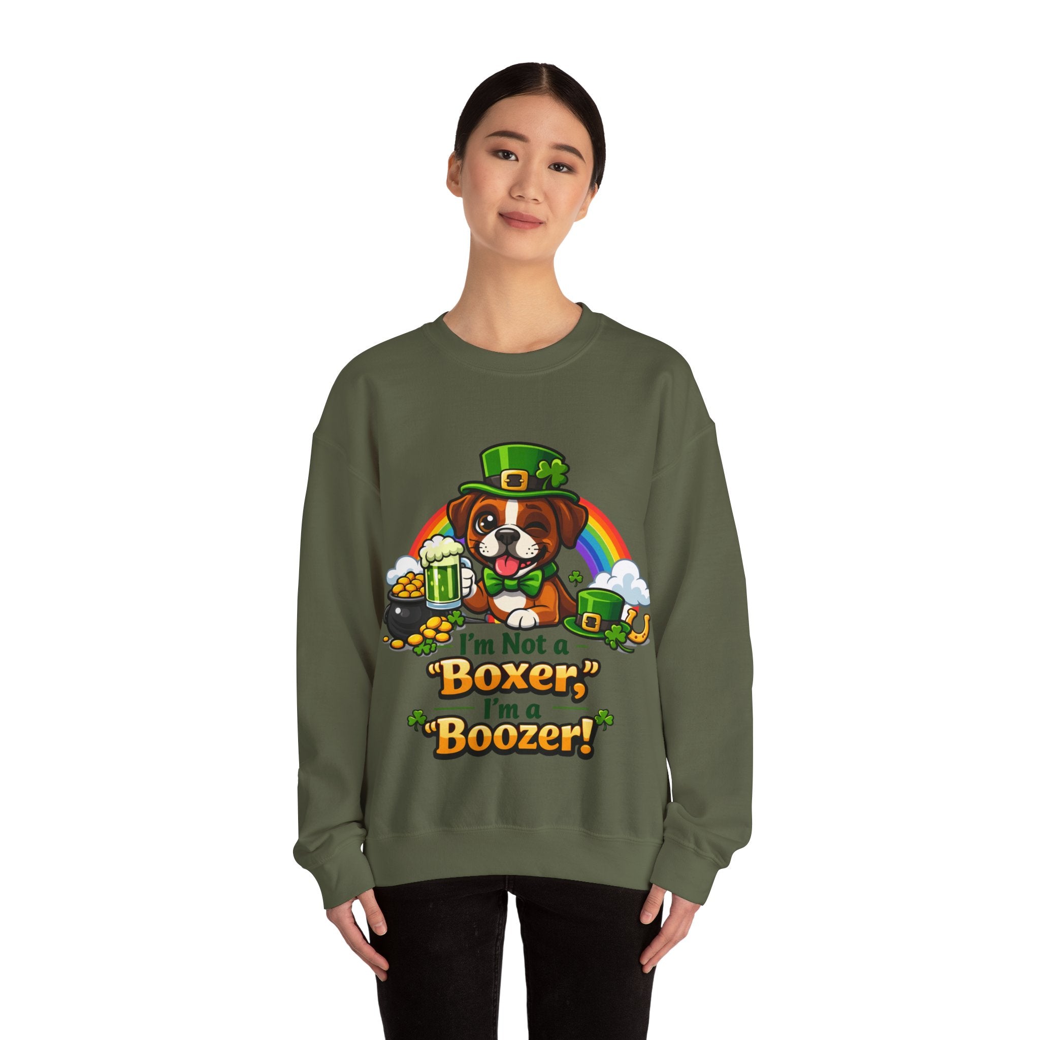 Boxer - Graphic Crewneck Sweatshirt