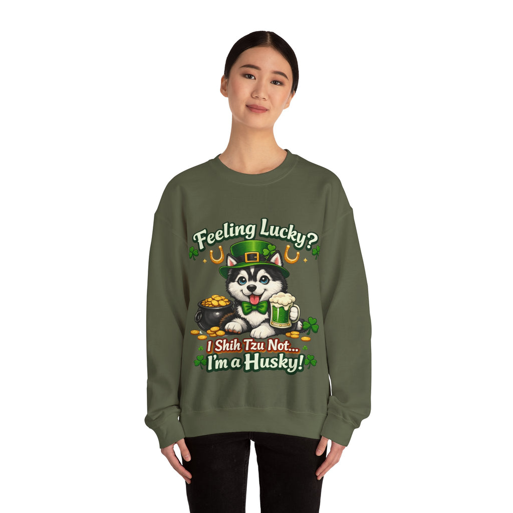 Siberian Husky - Graphic Crewneck Sweatshirt