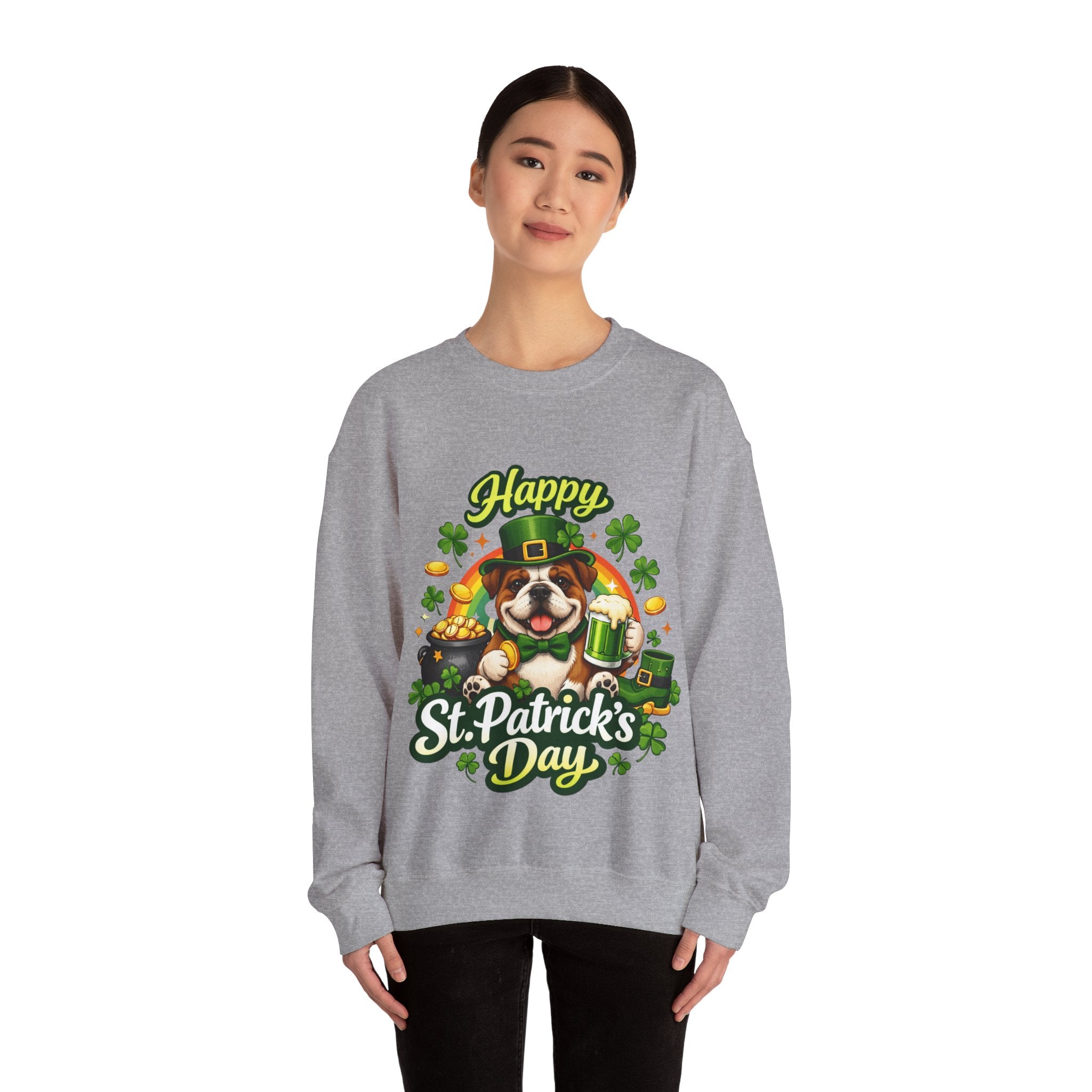 Bulldog - Graphic Crewneck Sweatshirt