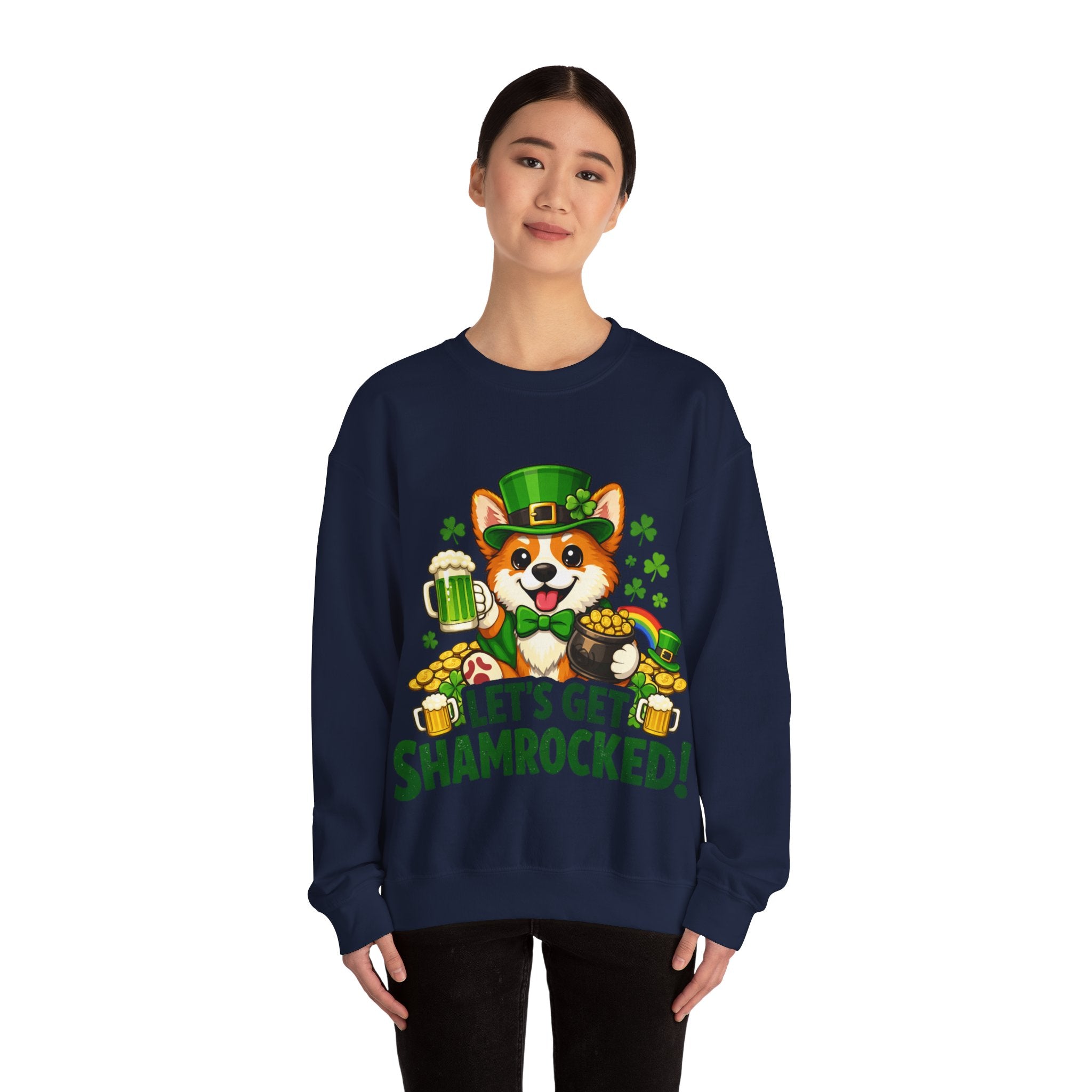 Corgi - Graphic Crewneck Sweatshirt