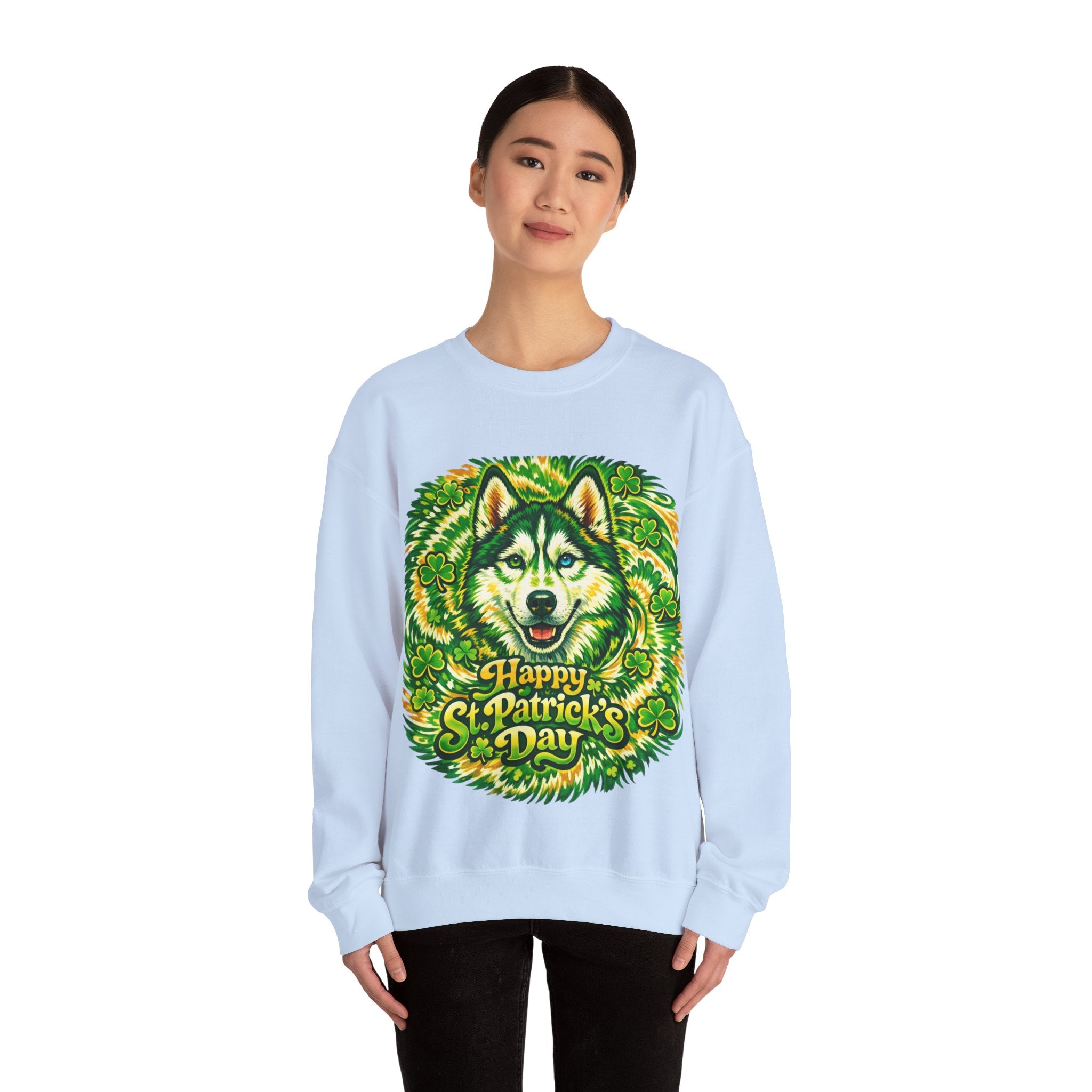 Siberian Husky - Graphic Crewneck Sweatshirt