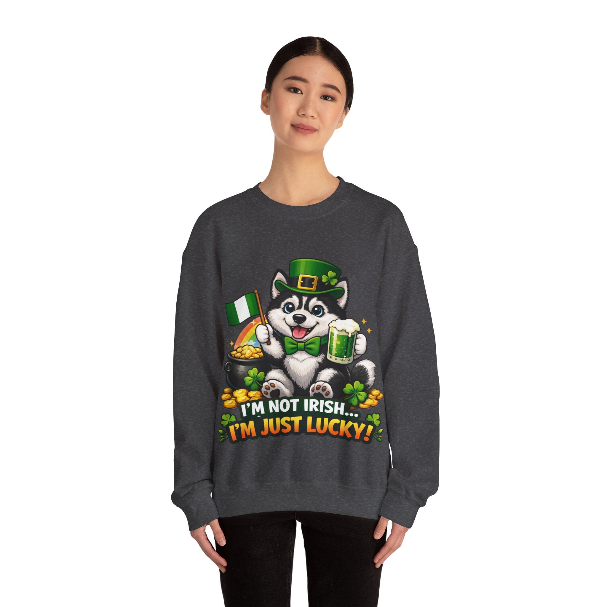Siberian Husky - Graphic Crewneck Sweatshirt