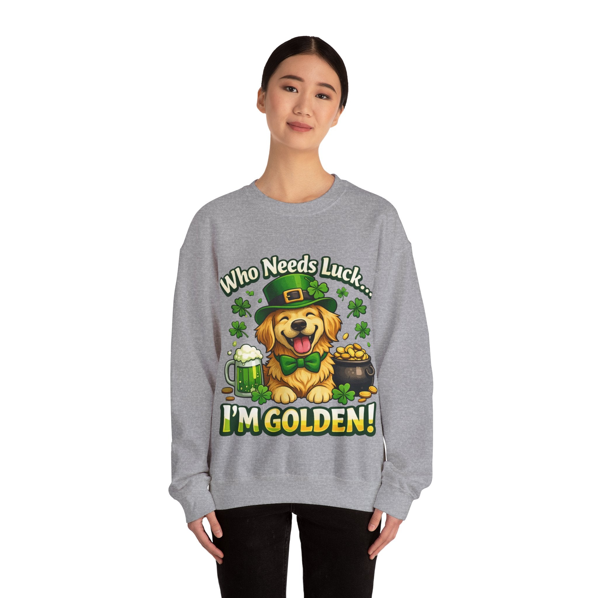 Golden Retriever - Graphic Crewneck Sweatshirt