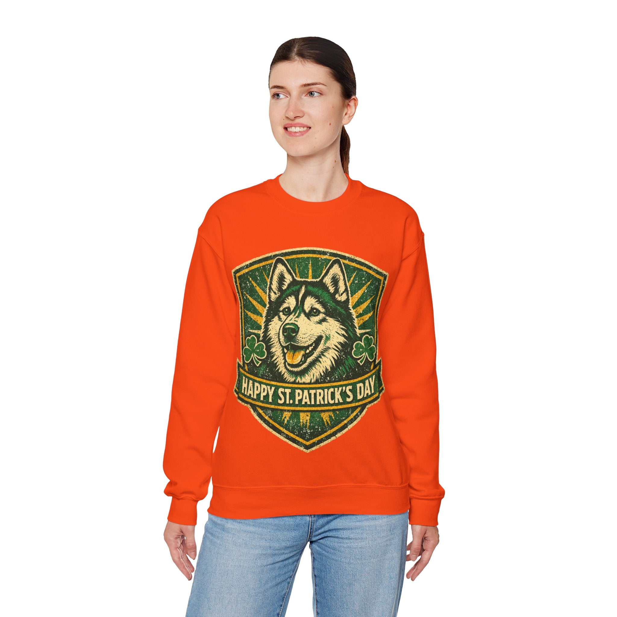 Siberian Husky - Graphic Crewneck Sweatshirt