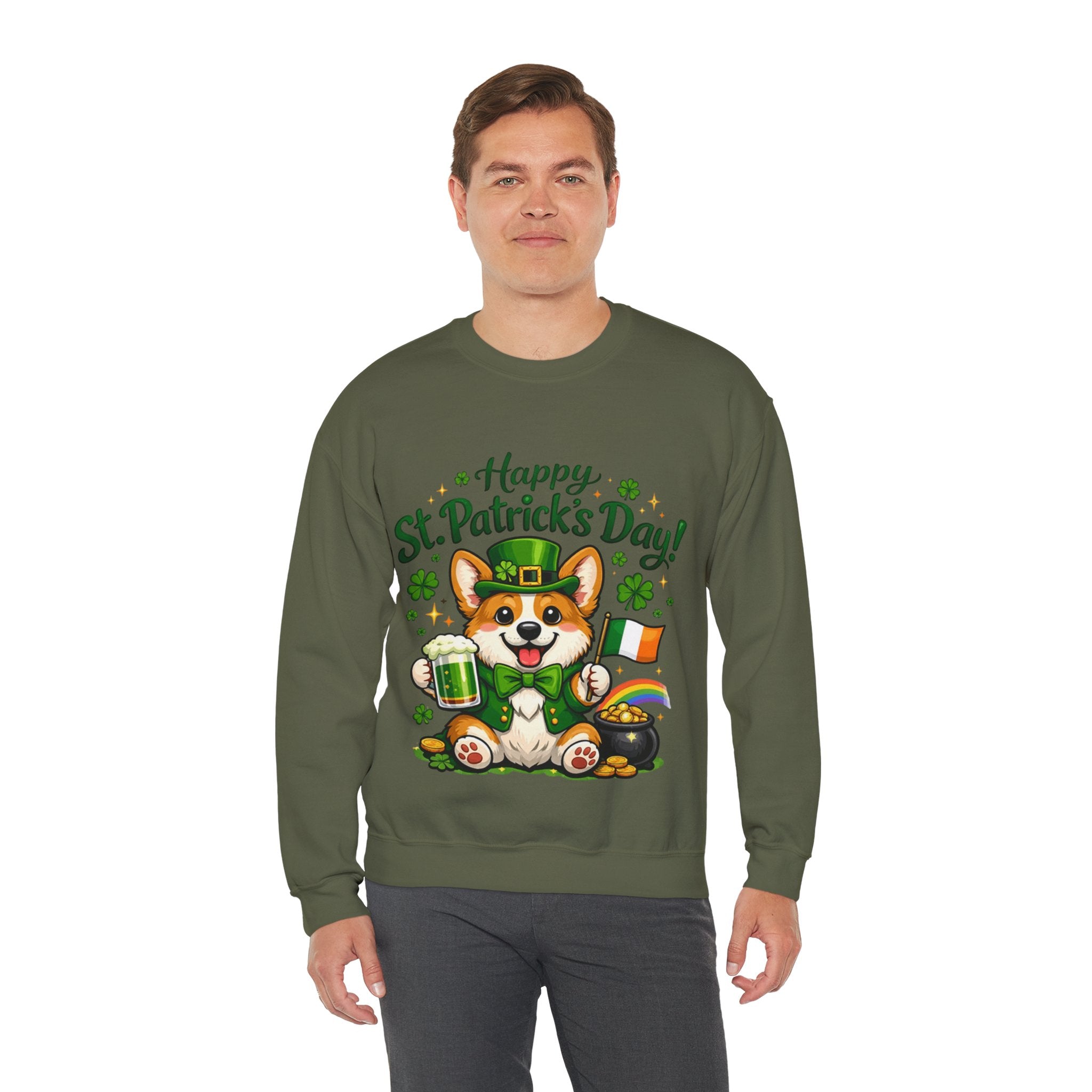 Corgi - Graphic Crewneck Sweatshirt