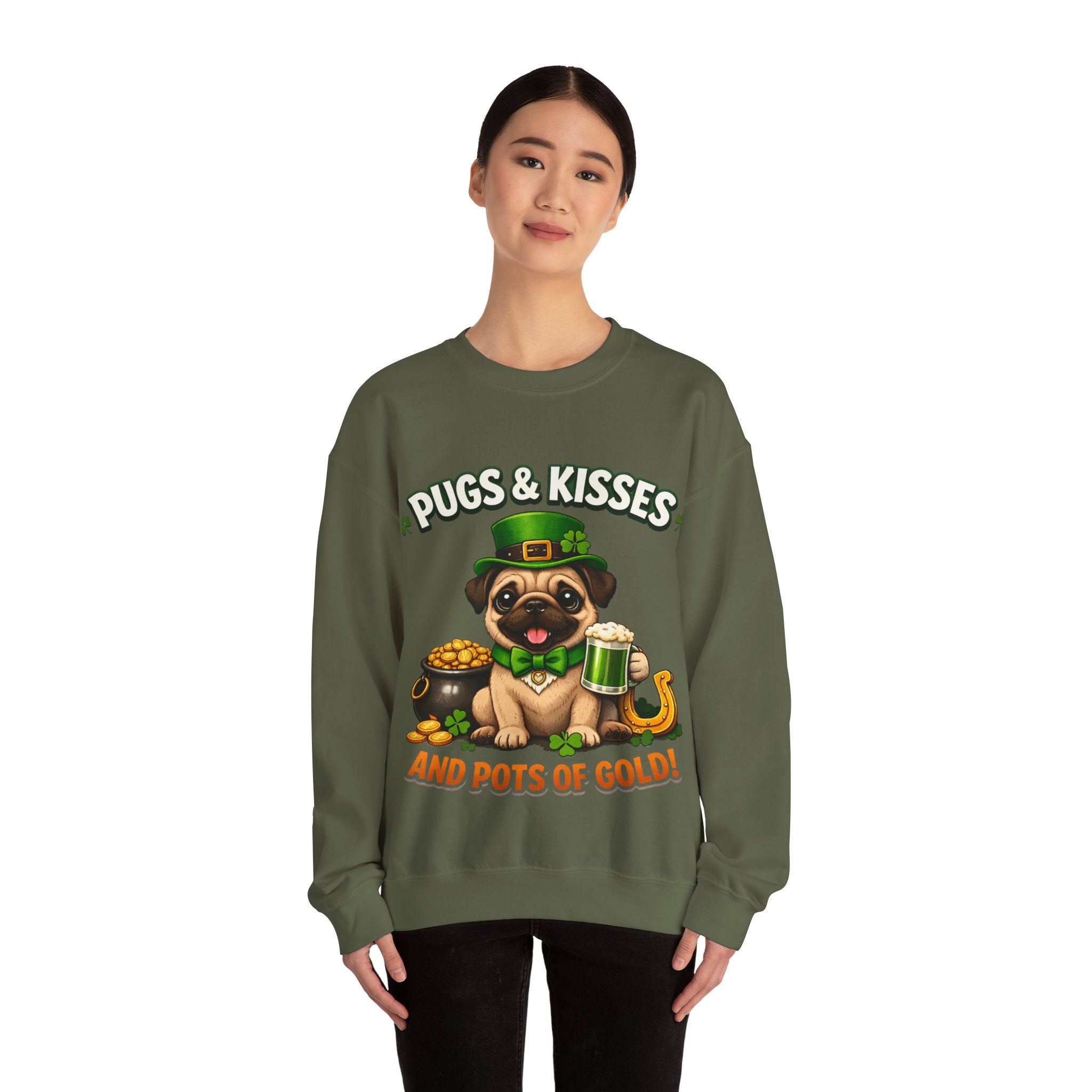 Pug - Graphic Crewneck Sweatshirt
