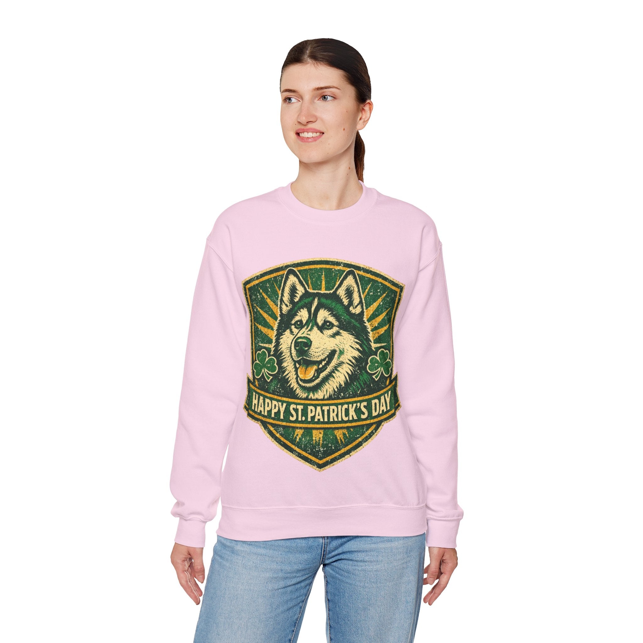 Siberian Husky - Graphic Crewneck Sweatshirt