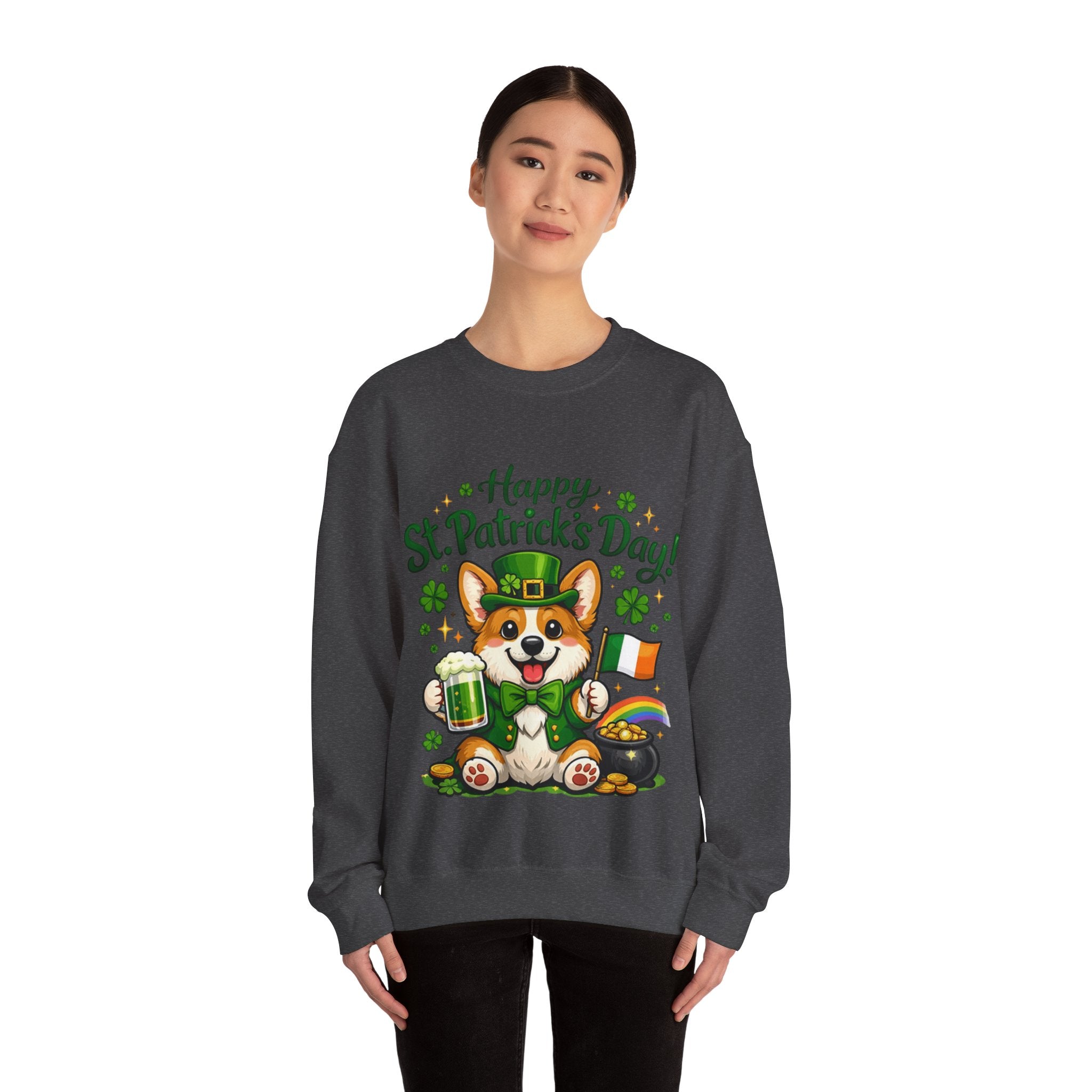 Corgi - Graphic Crewneck Sweatshirt