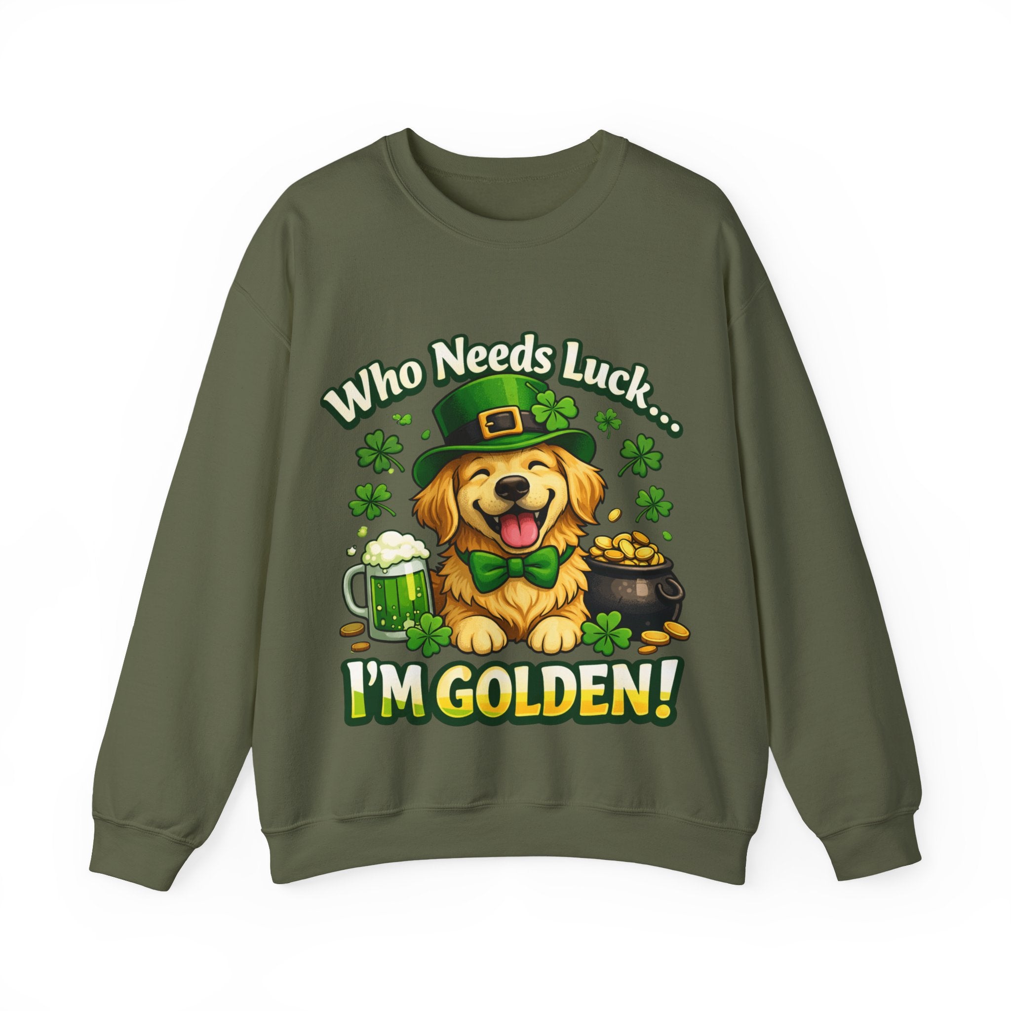 Golden Retriever - Graphic Crewneck Sweatshirt