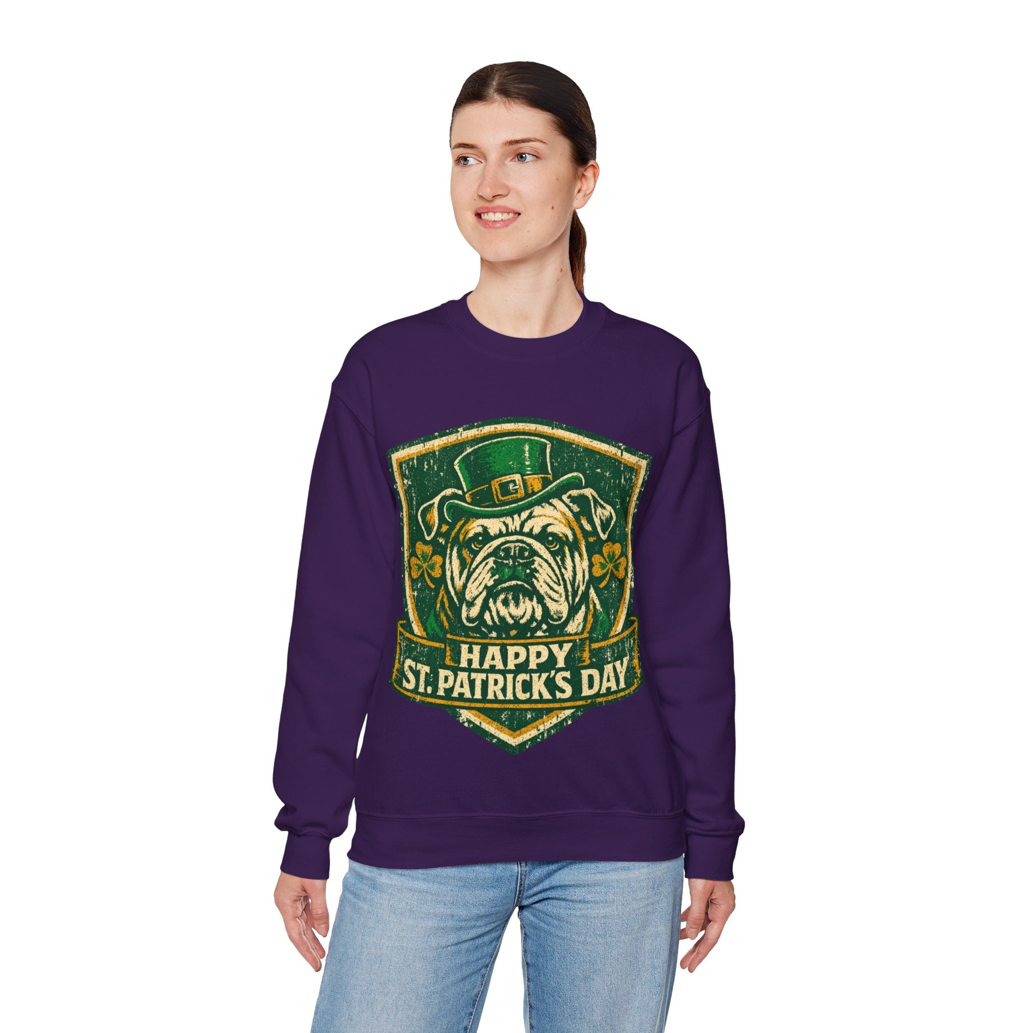 Bulldog - Graphic Crewneck Sweatshirt