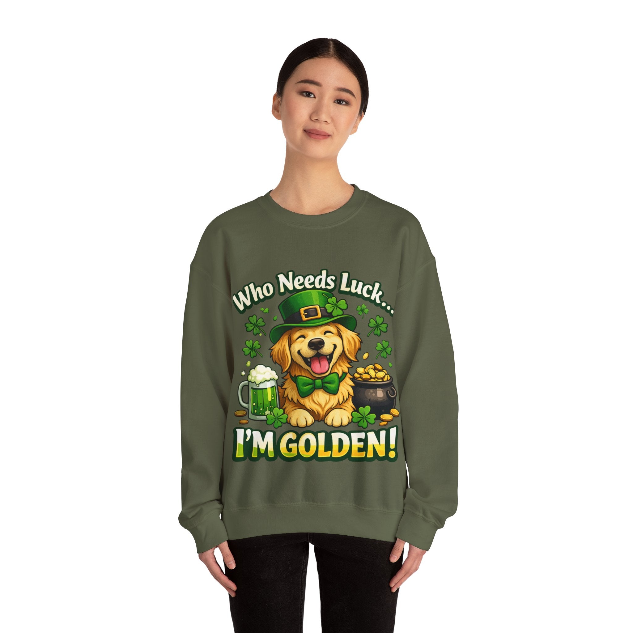 Golden Retriever - Graphic Crewneck Sweatshirt