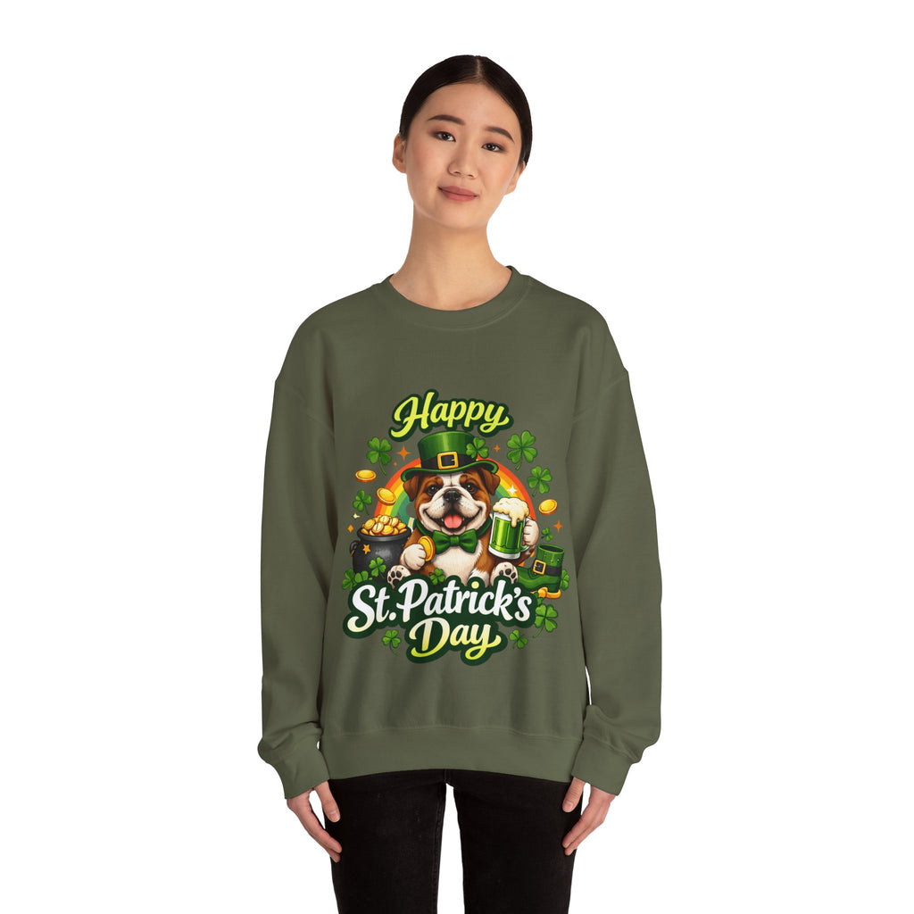 Bulldog - Graphic Crewneck Sweatshirt
