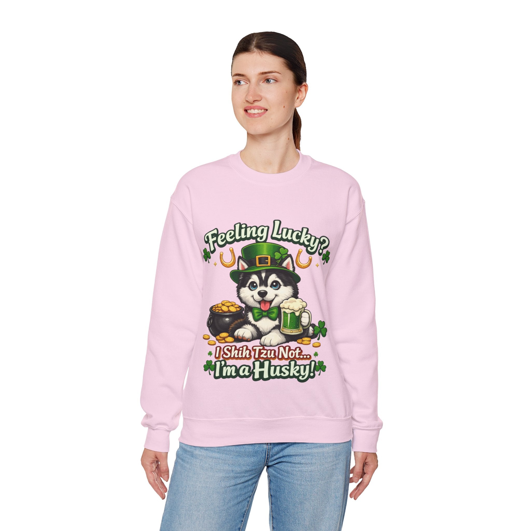 Siberian Husky - Graphic Crewneck Sweatshirt