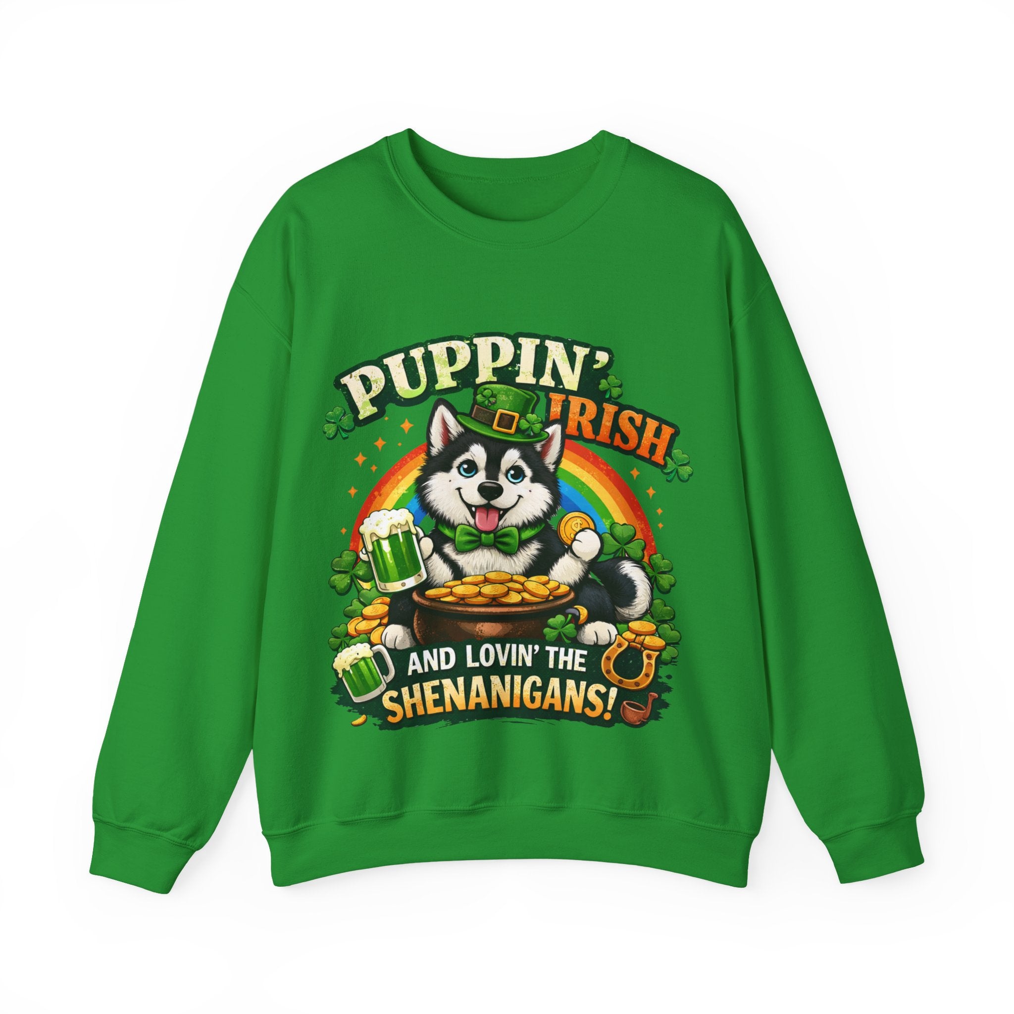 Siberian Husky - Graphic Crewneck Sweatshirt