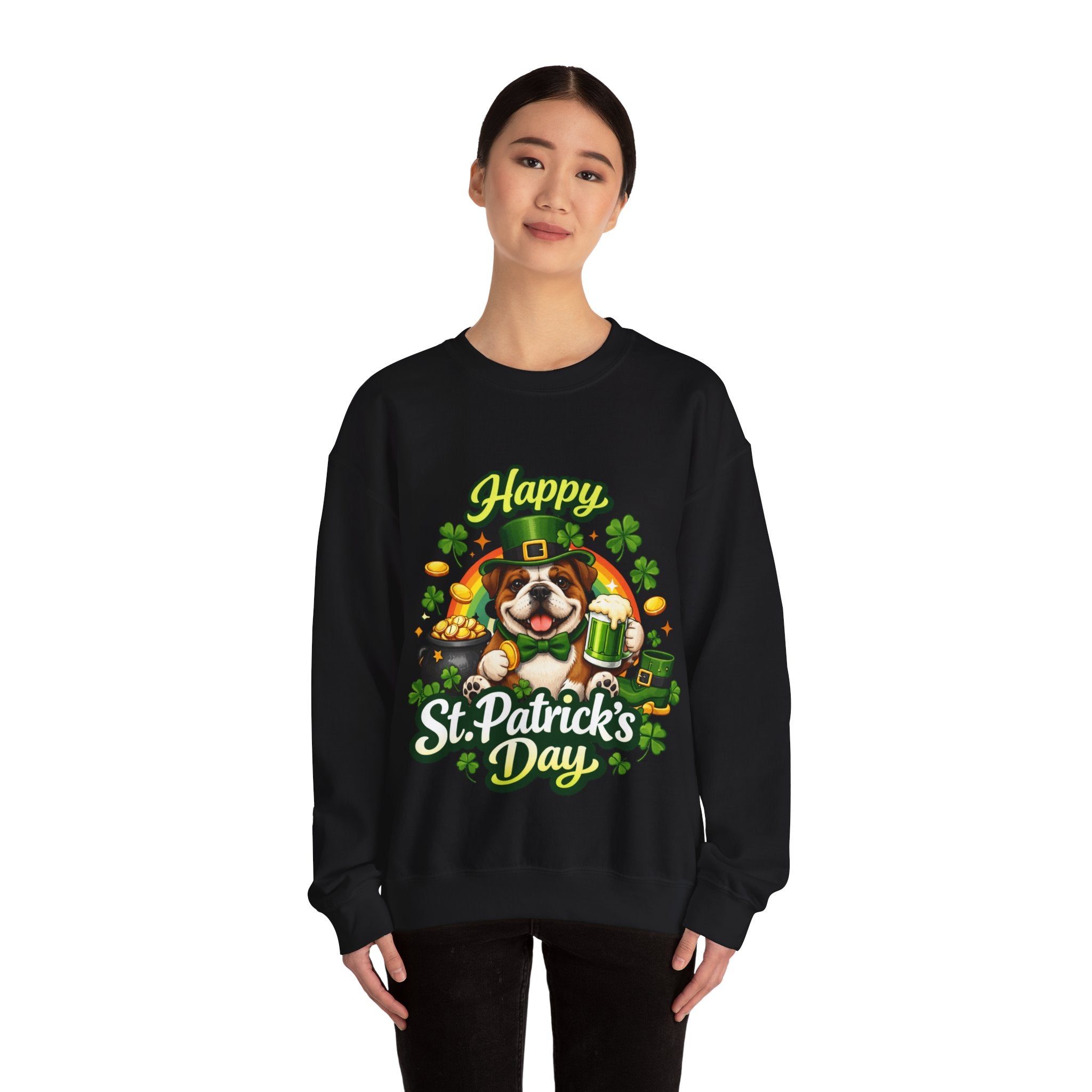 Bulldog - Graphic Crewneck Sweatshirt