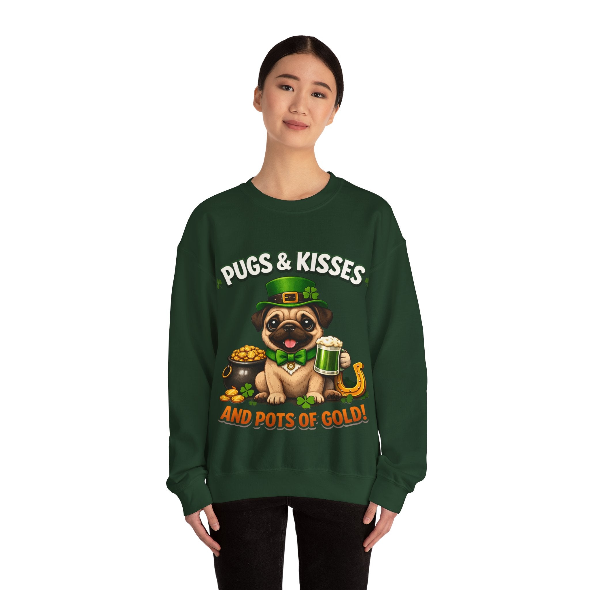 Pug - Graphic Crewneck Sweatshirt