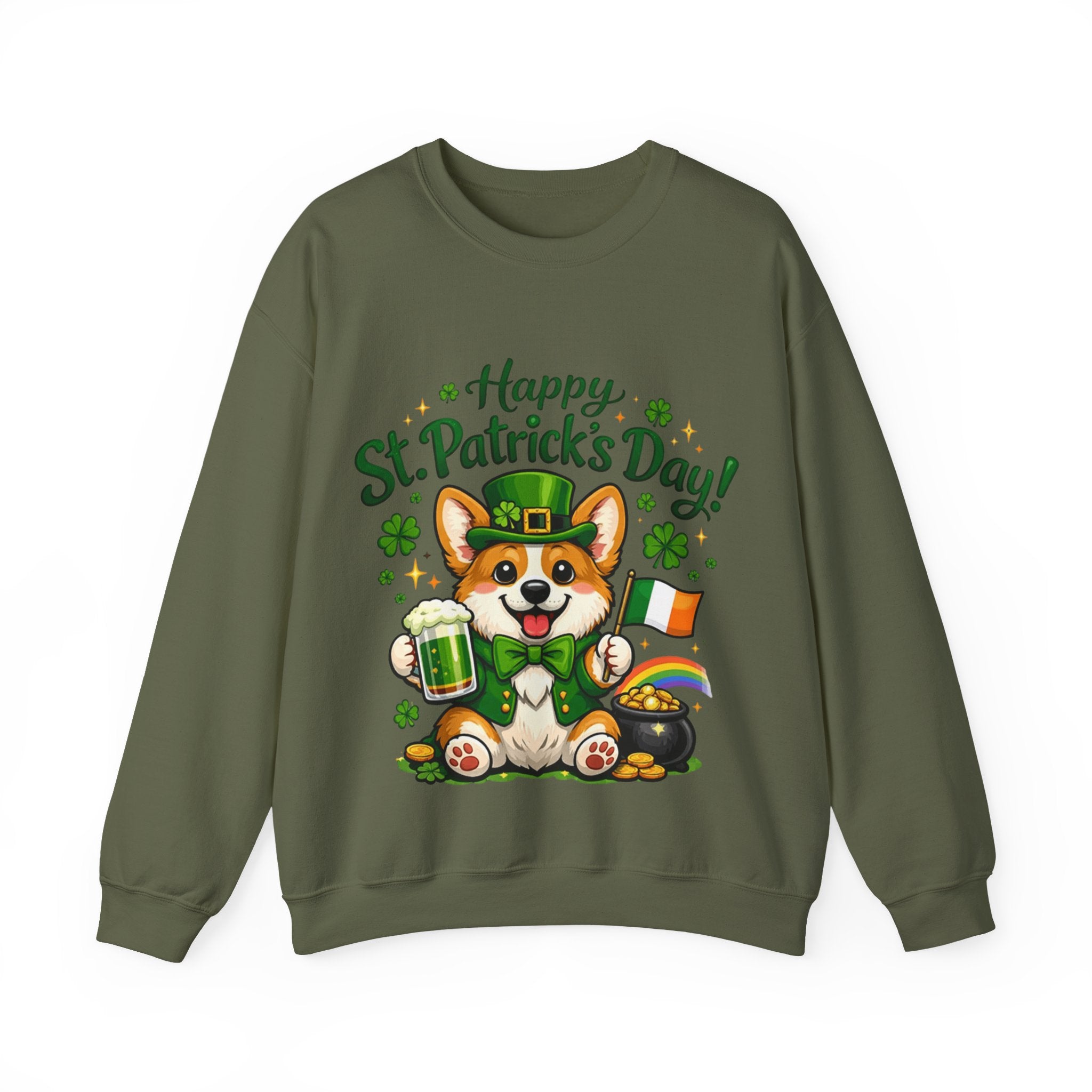 Corgi - Graphic Crewneck Sweatshirt