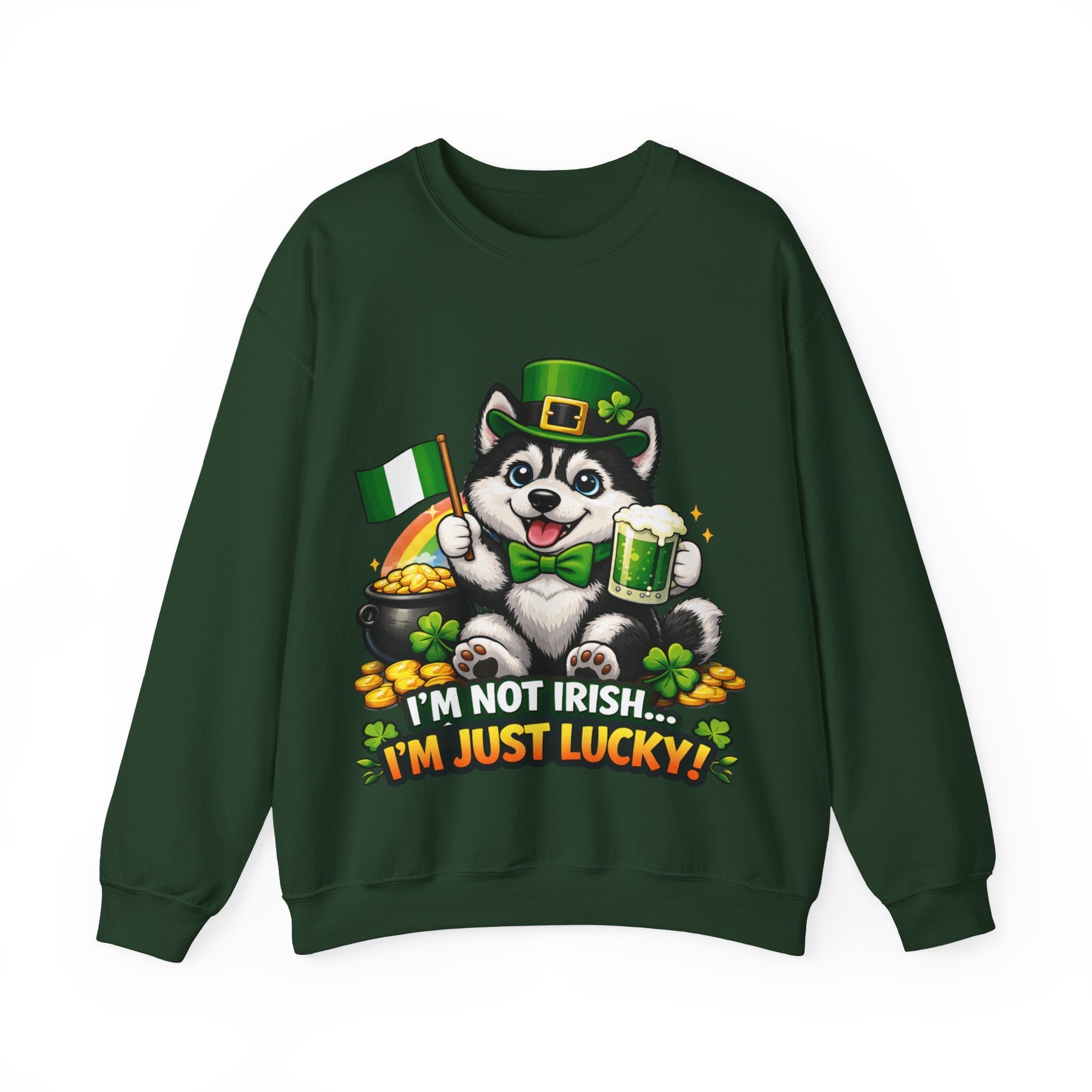 Siberian Husky - Graphic Crewneck Sweatshirt