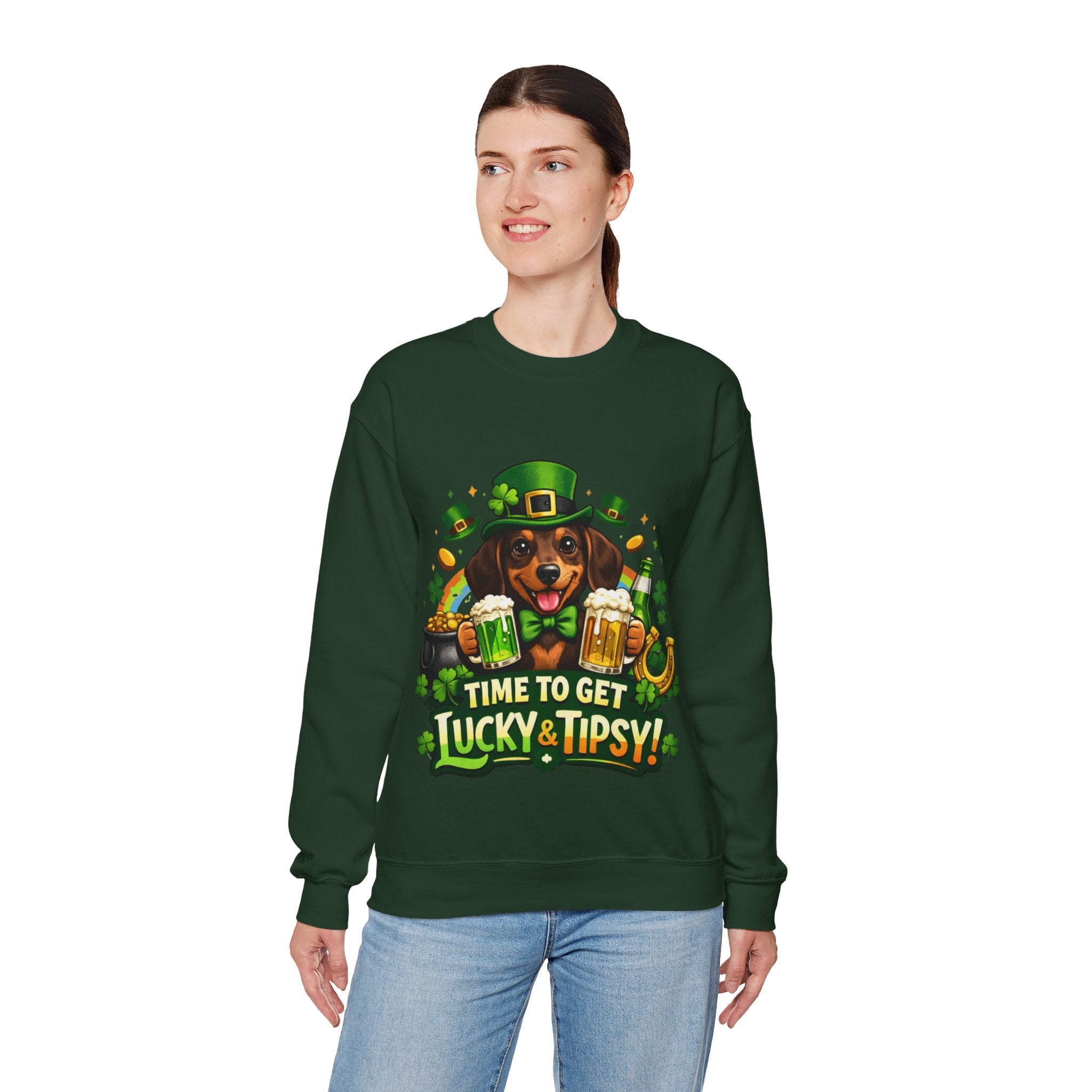 Dachshund - Graphic Crewneck Sweatshirt