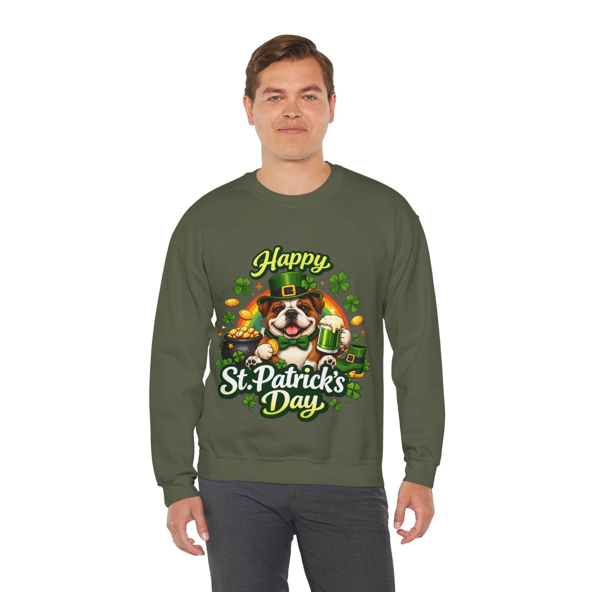 Bulldog - Graphic Crewneck Sweatshirt