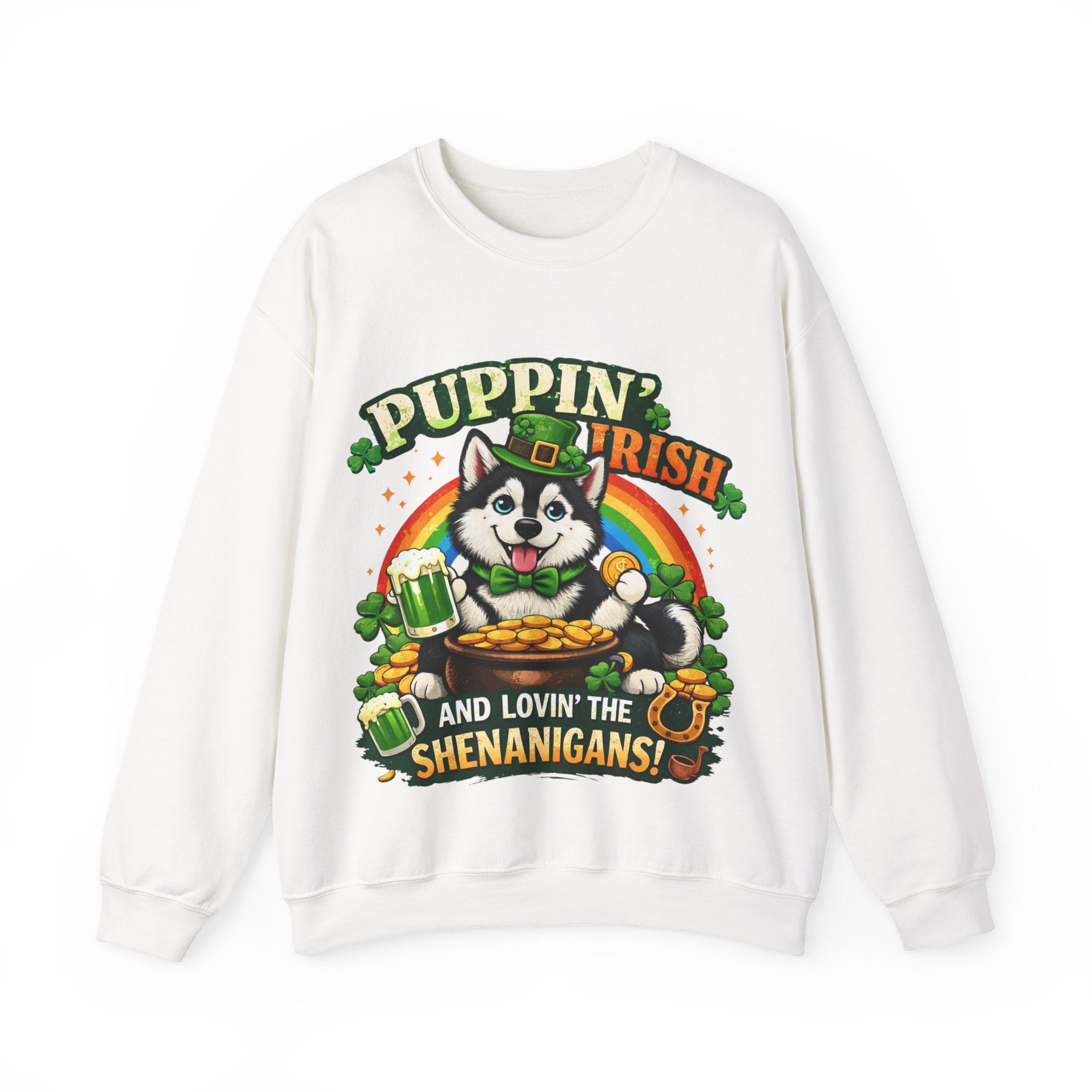 Siberian Husky - Graphic Crewneck Sweatshirt