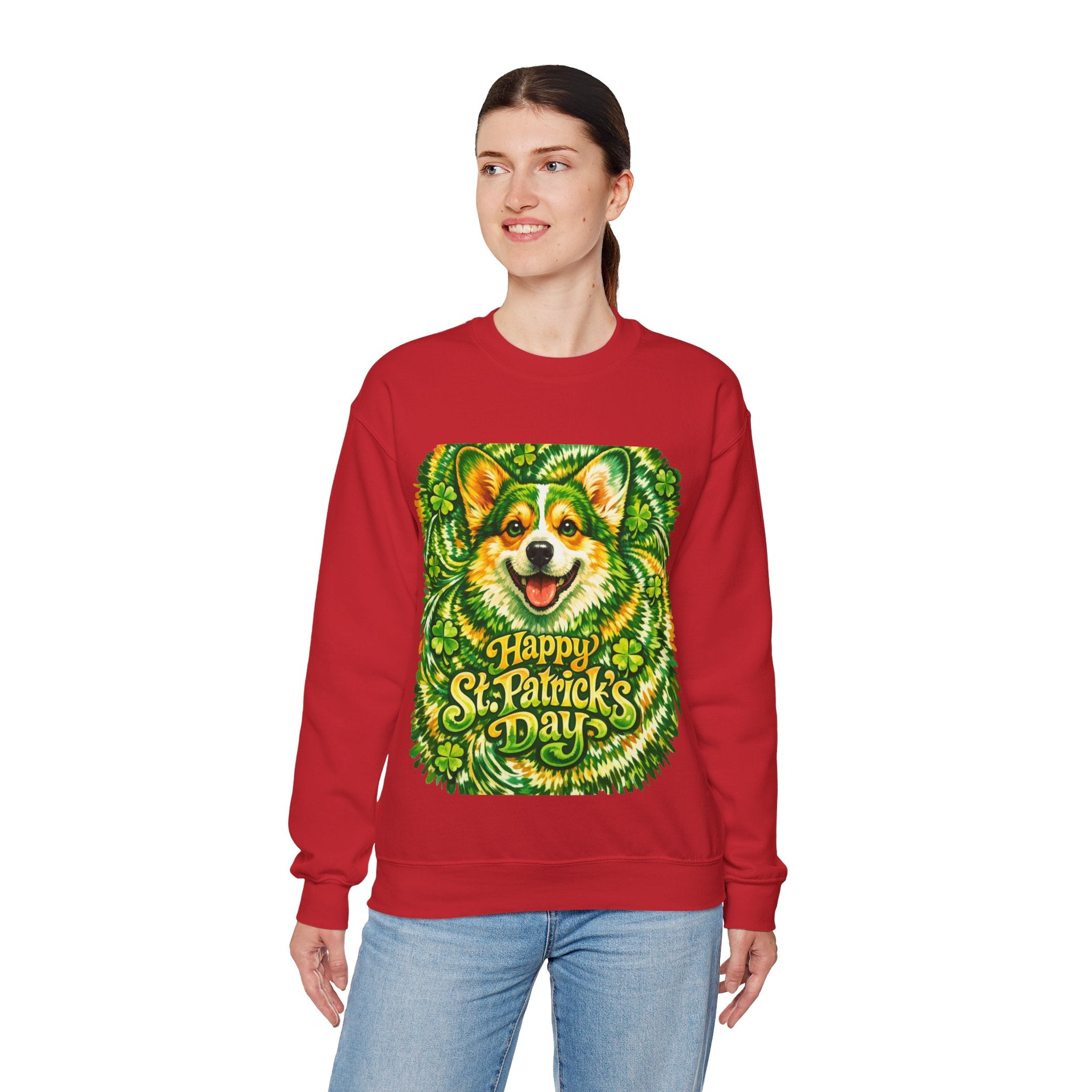 Corgi - Graphic Crewneck Sweatshirt