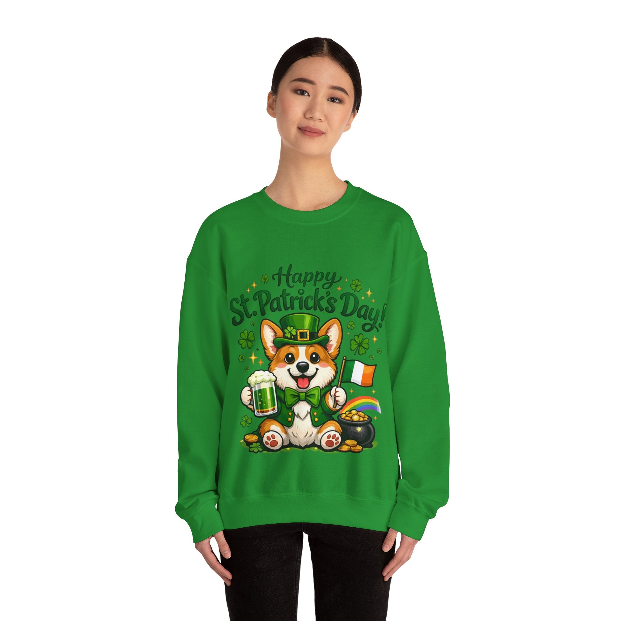 Corgi - Graphic Crewneck Sweatshirt