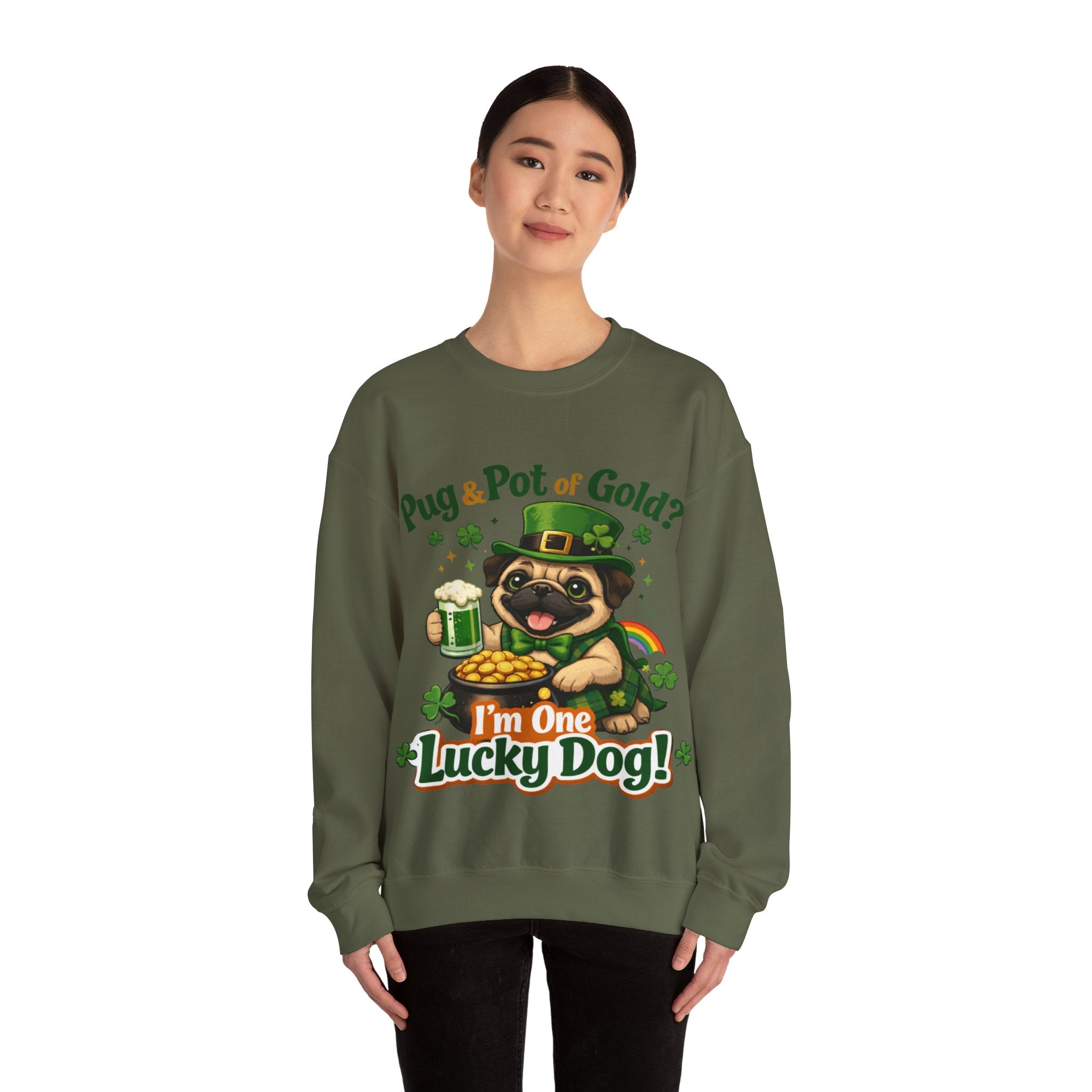 Pug - Graphic Crewneck Sweatshirt