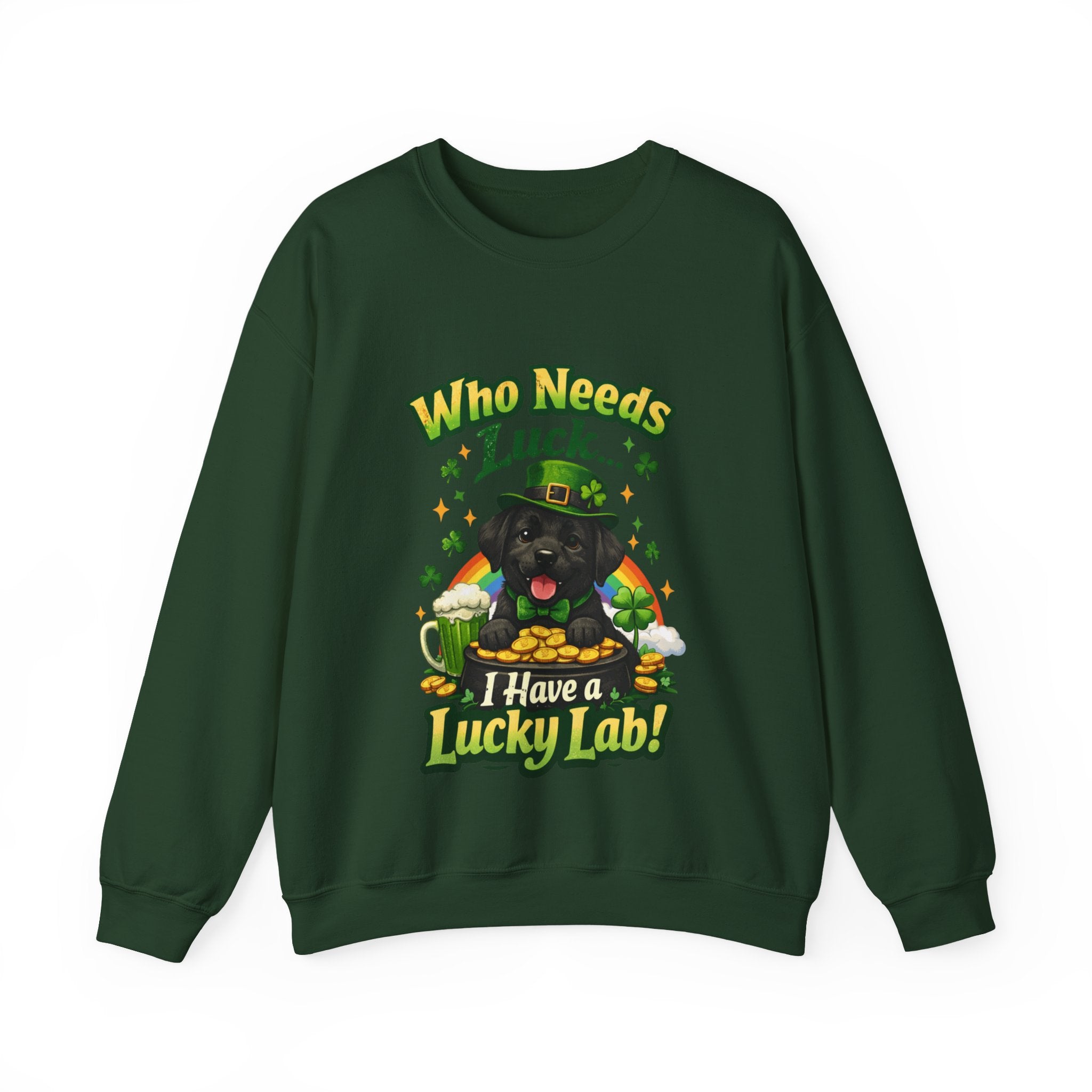Black Labrador - Graphic Crewneck Sweatshirt