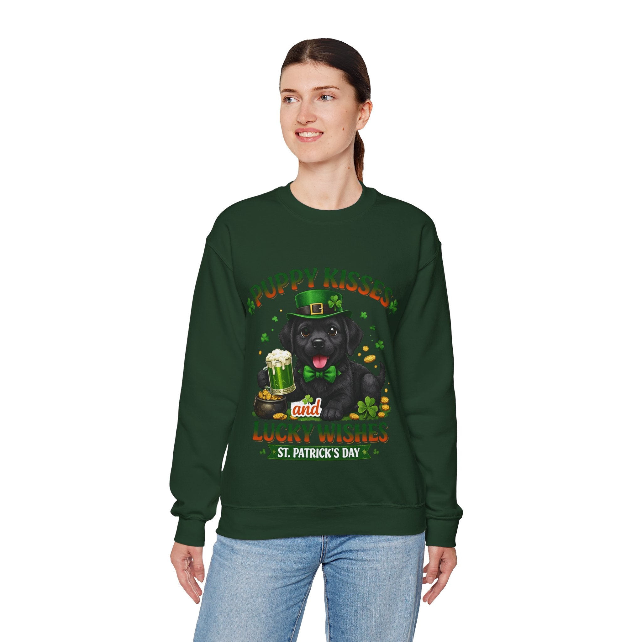 Black Labrador - Graphic Crewneck Sweatshirt