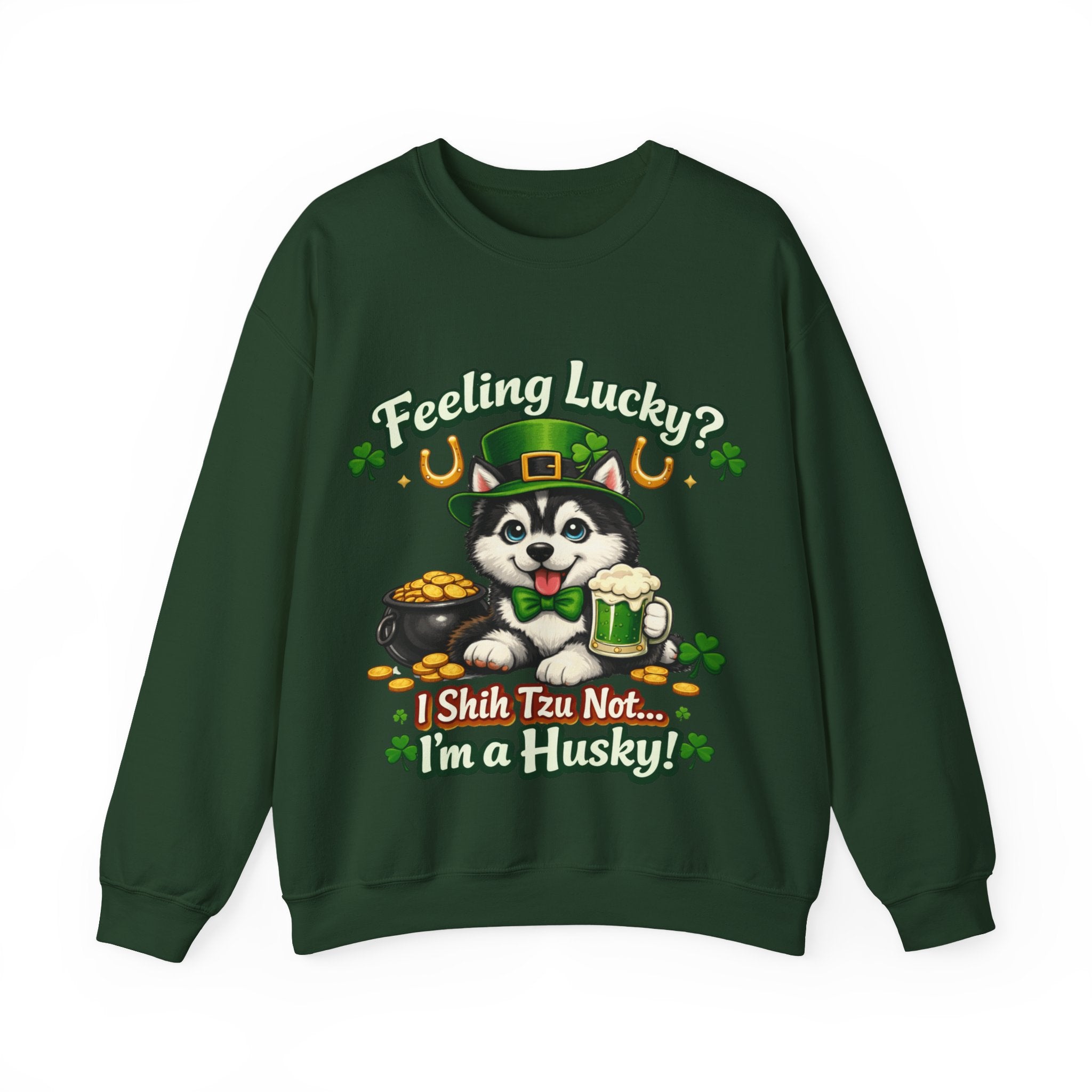 Siberian Husky - Graphic Crewneck Sweatshirt